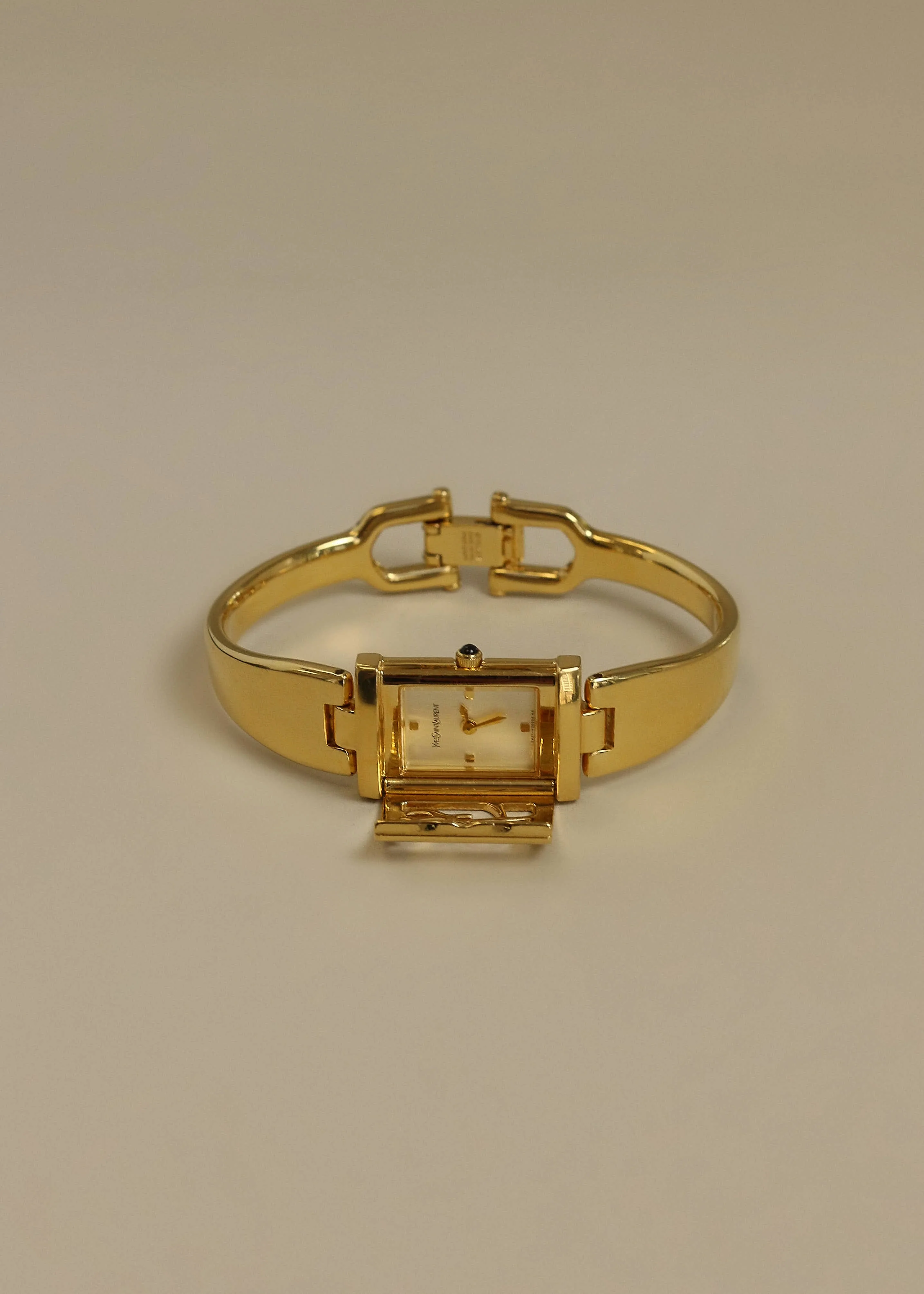 Kinn - Vintage YSL Gold Bangle Watch - Image 4
