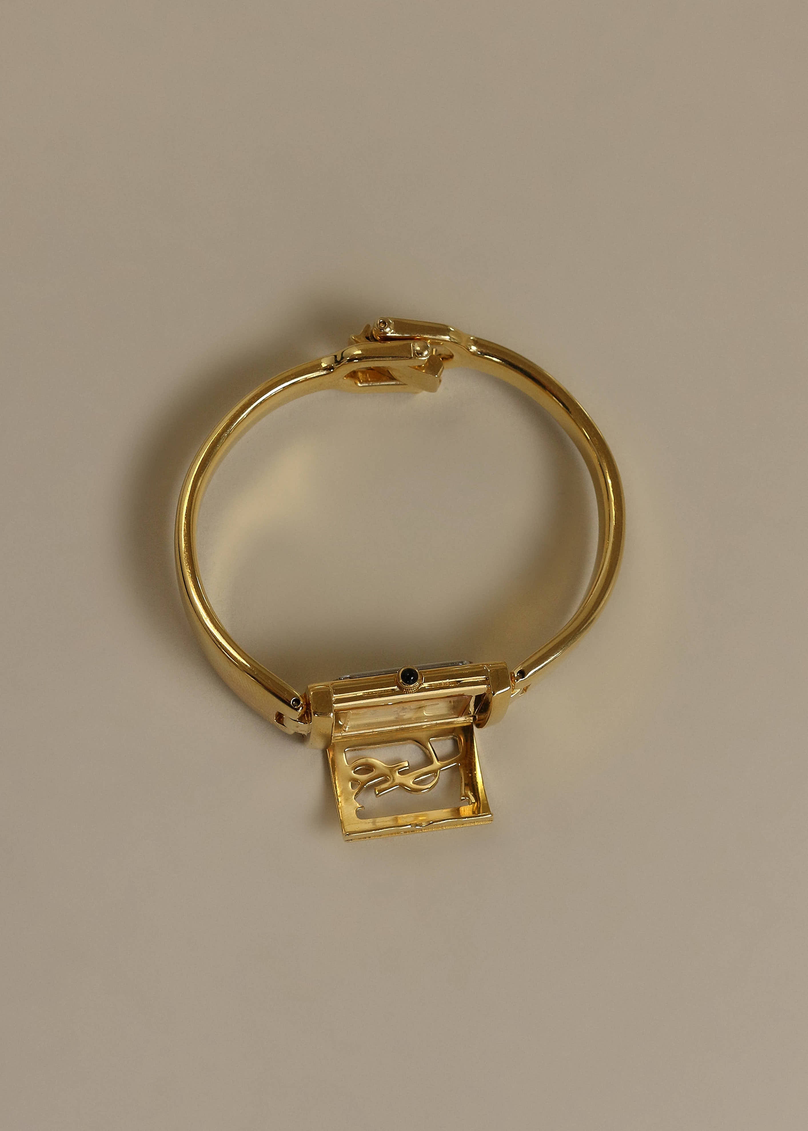 Kinn - Vintage YSL Gold Bangle Watch - Image 5