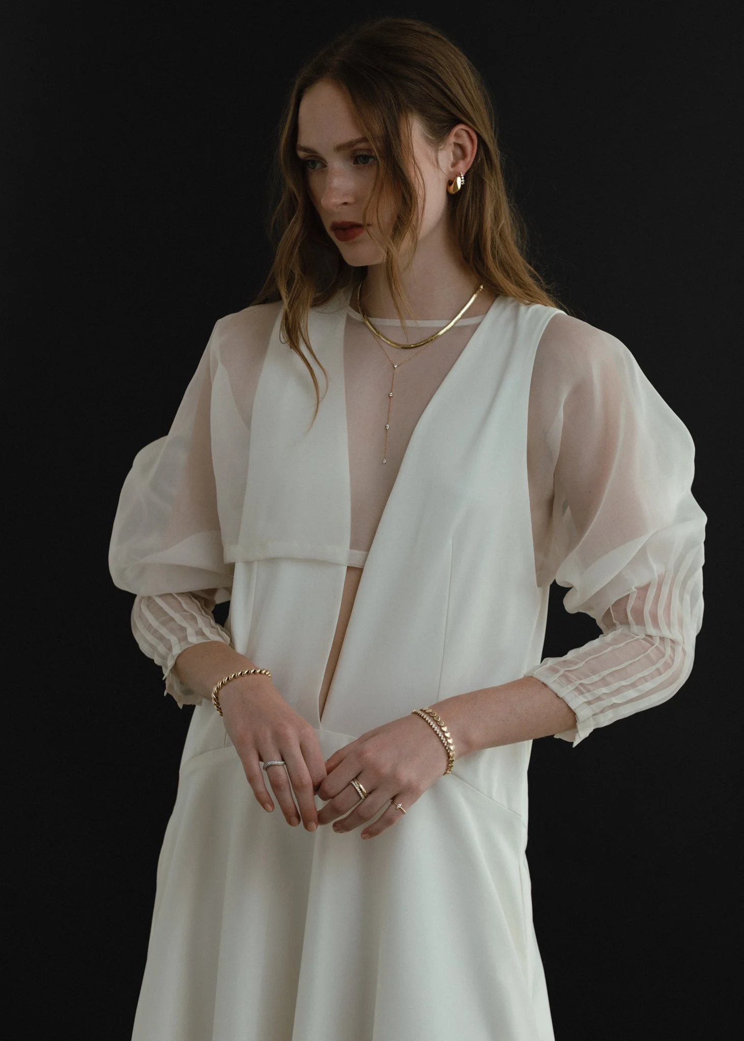 Kinn - Kismet Herringbone Chain Necklace - Image 4