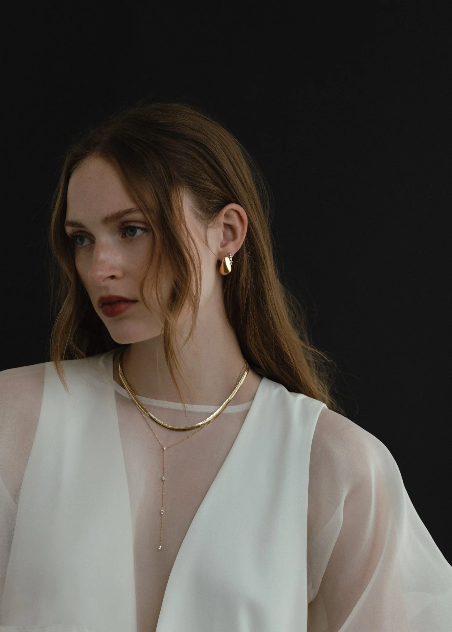Kinn - Kismet Herringbone Chain Necklace - Image 5