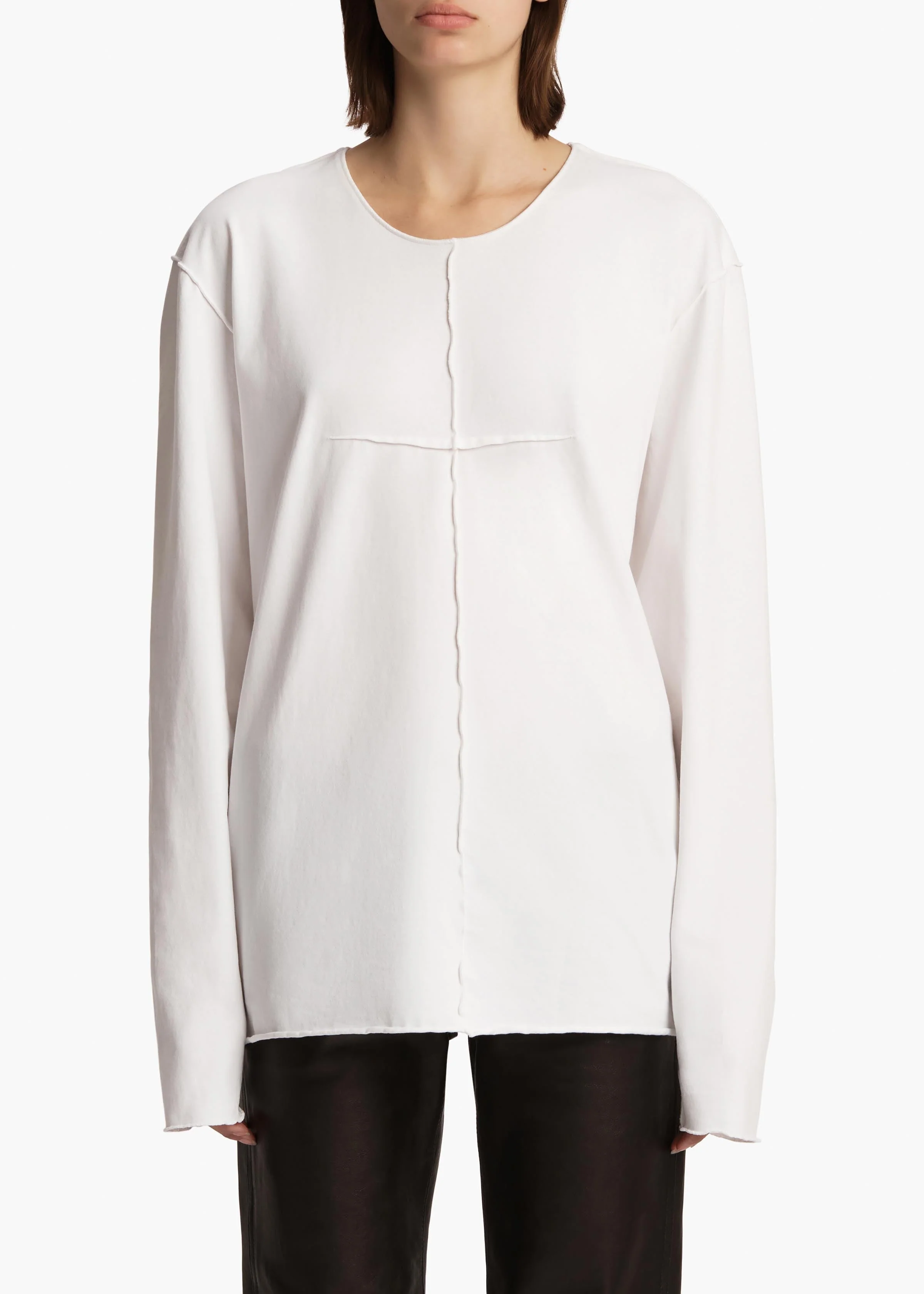 Khaite - Kit Top in White - Image 10