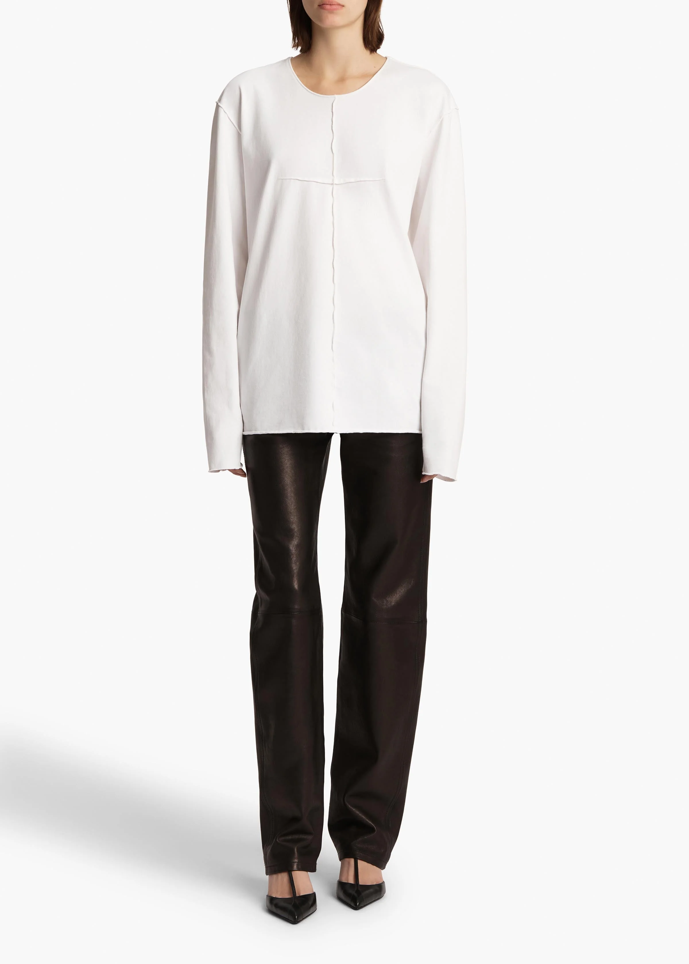 Khaite - Kit Top in White - Image 2
