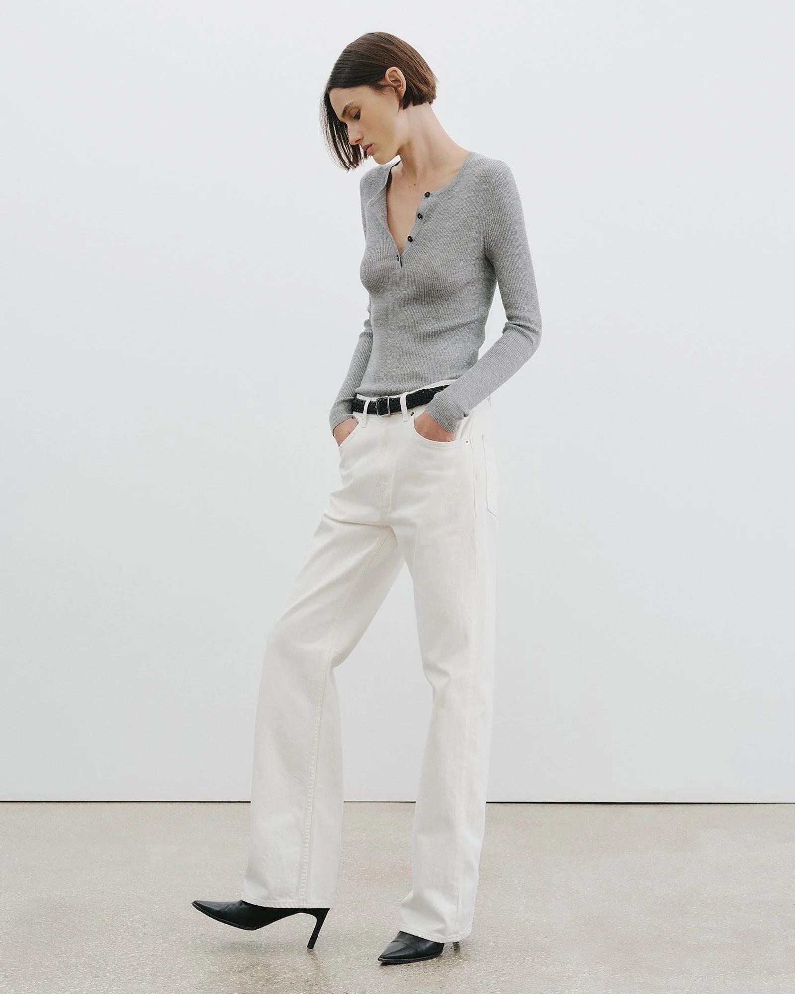 Nili Lotan - KLARISE HENLEY KNIT - Image 6