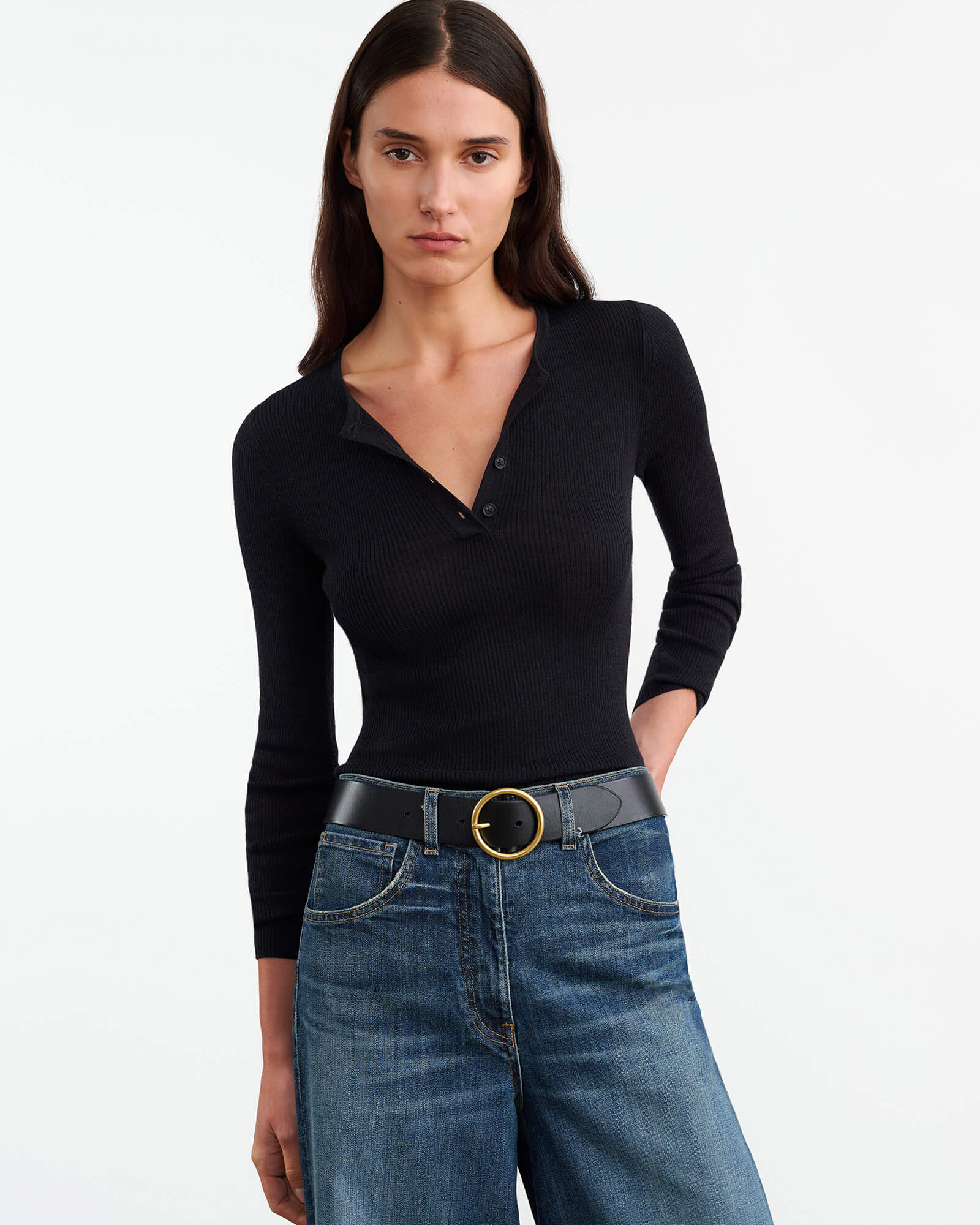 Nili Lotan - KLARISE HENLEY KNIT - Image 8