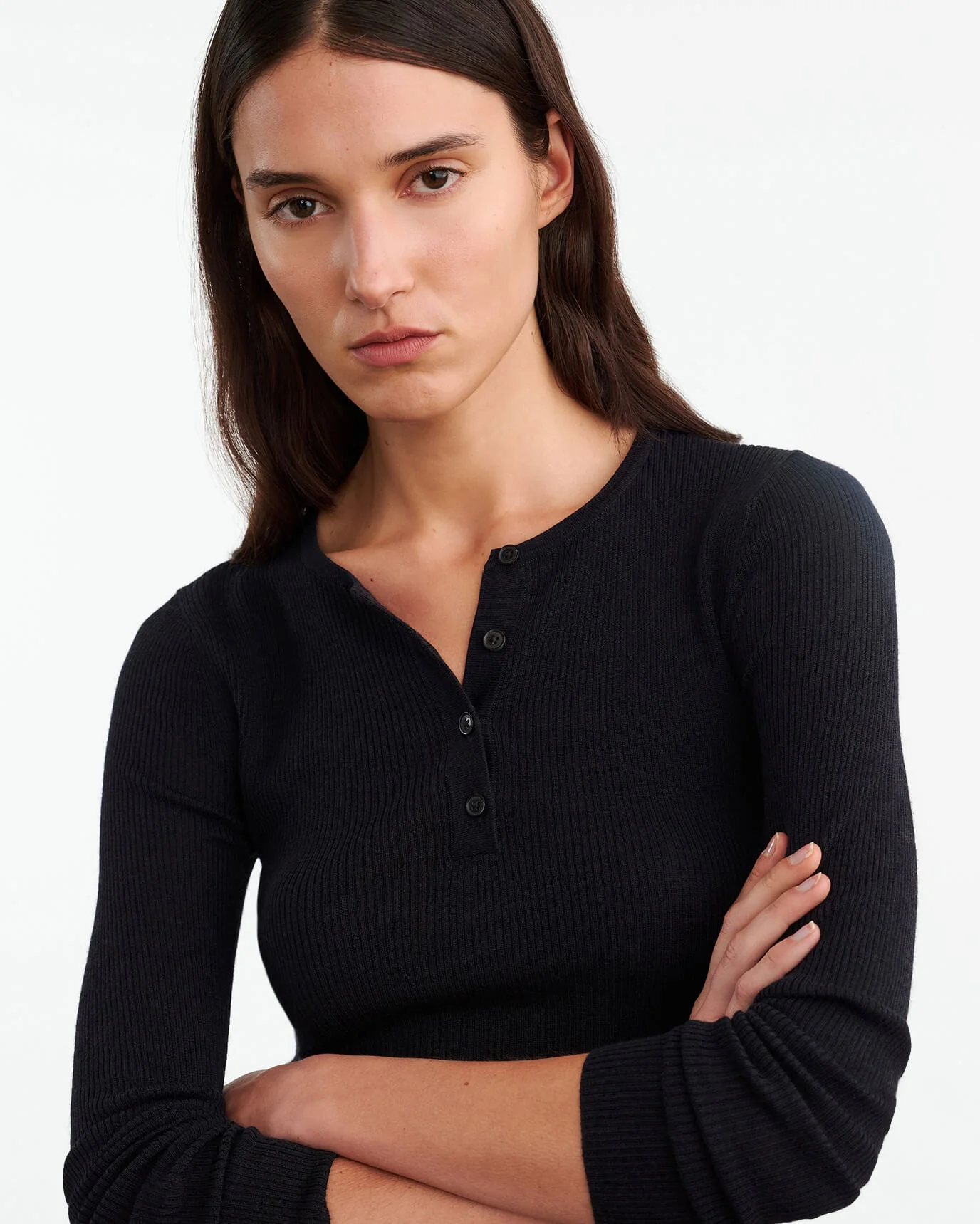 Nili Lotan - KLARISE HENLEY KNIT - Image 9