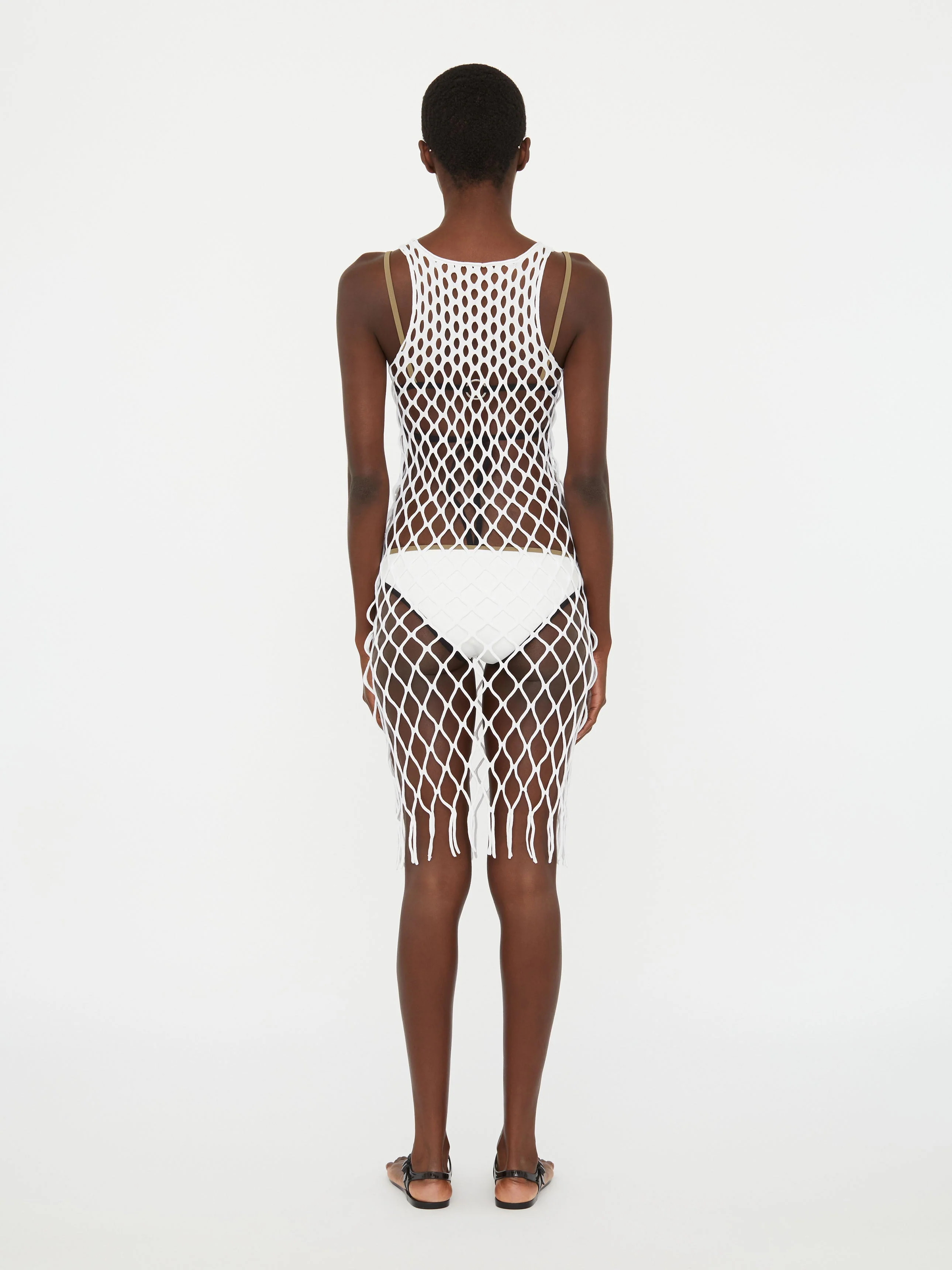 Christopher Esber - Knitted Mesh Tank Dress - Image 5