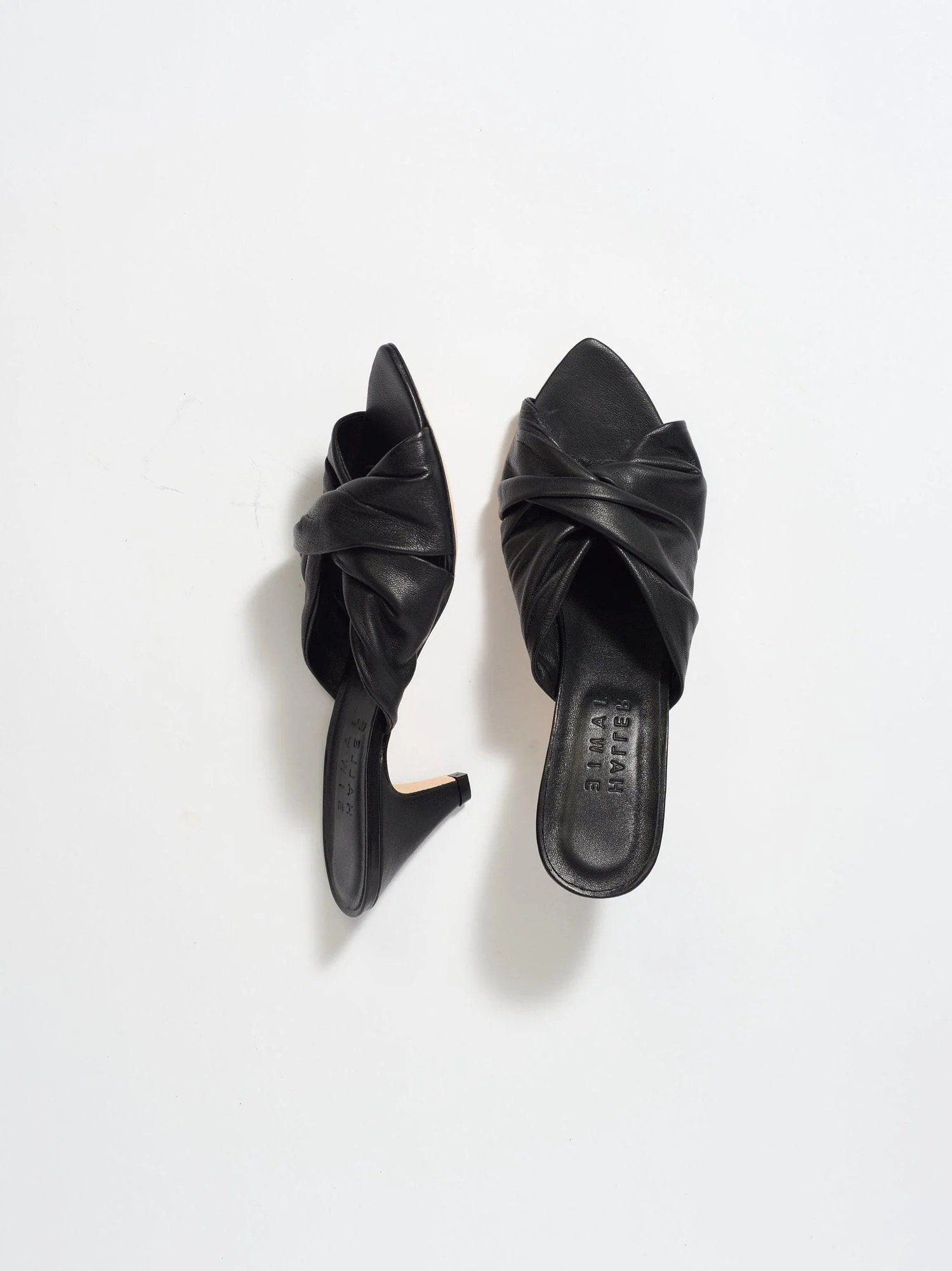 Jamie Haller - The Knot Heel in Black - Image 8