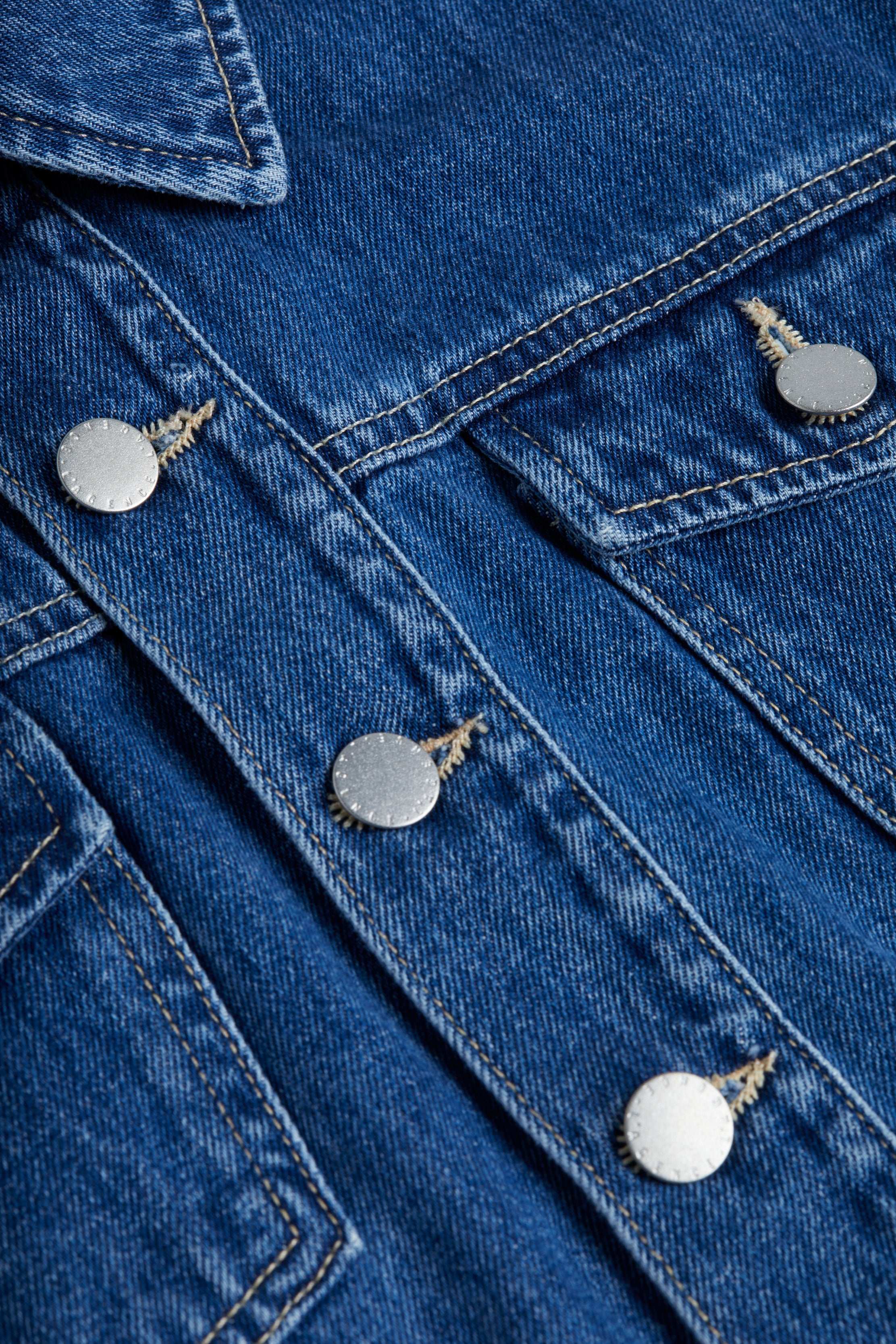 L'AGENCE - Koda Cropped Jean Jacket - Image 2