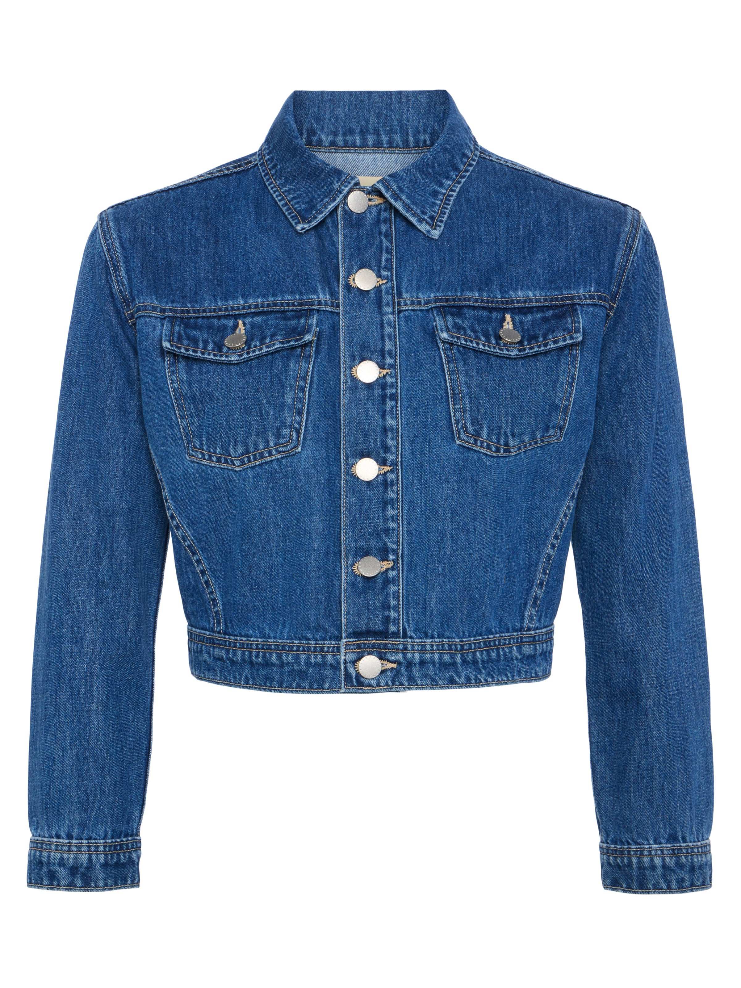 L'AGENCE - Koda Cropped Jean Jacket - Image 6