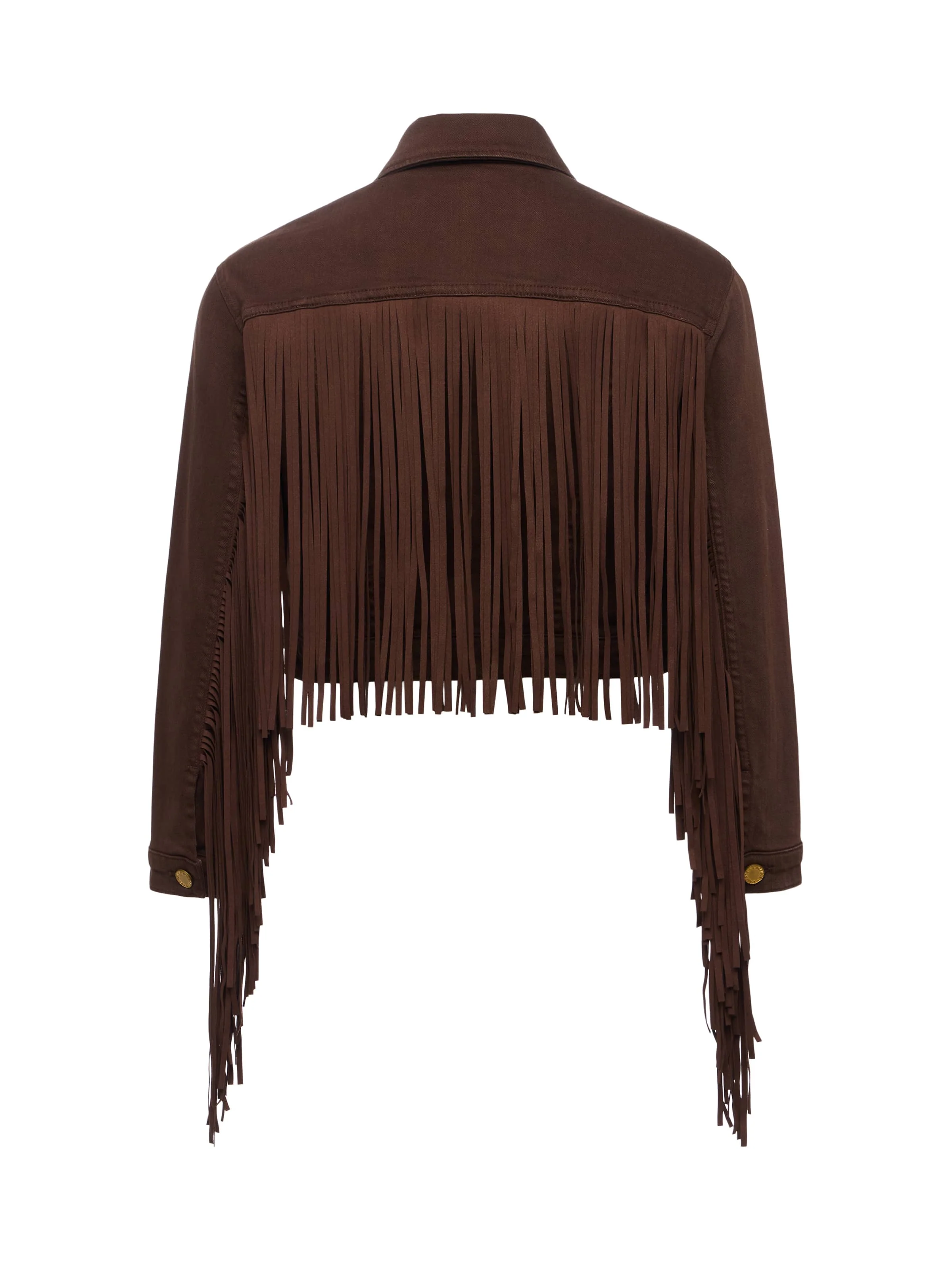 L'AGENCE - Koda Fringe Jean Jacket - Image 7