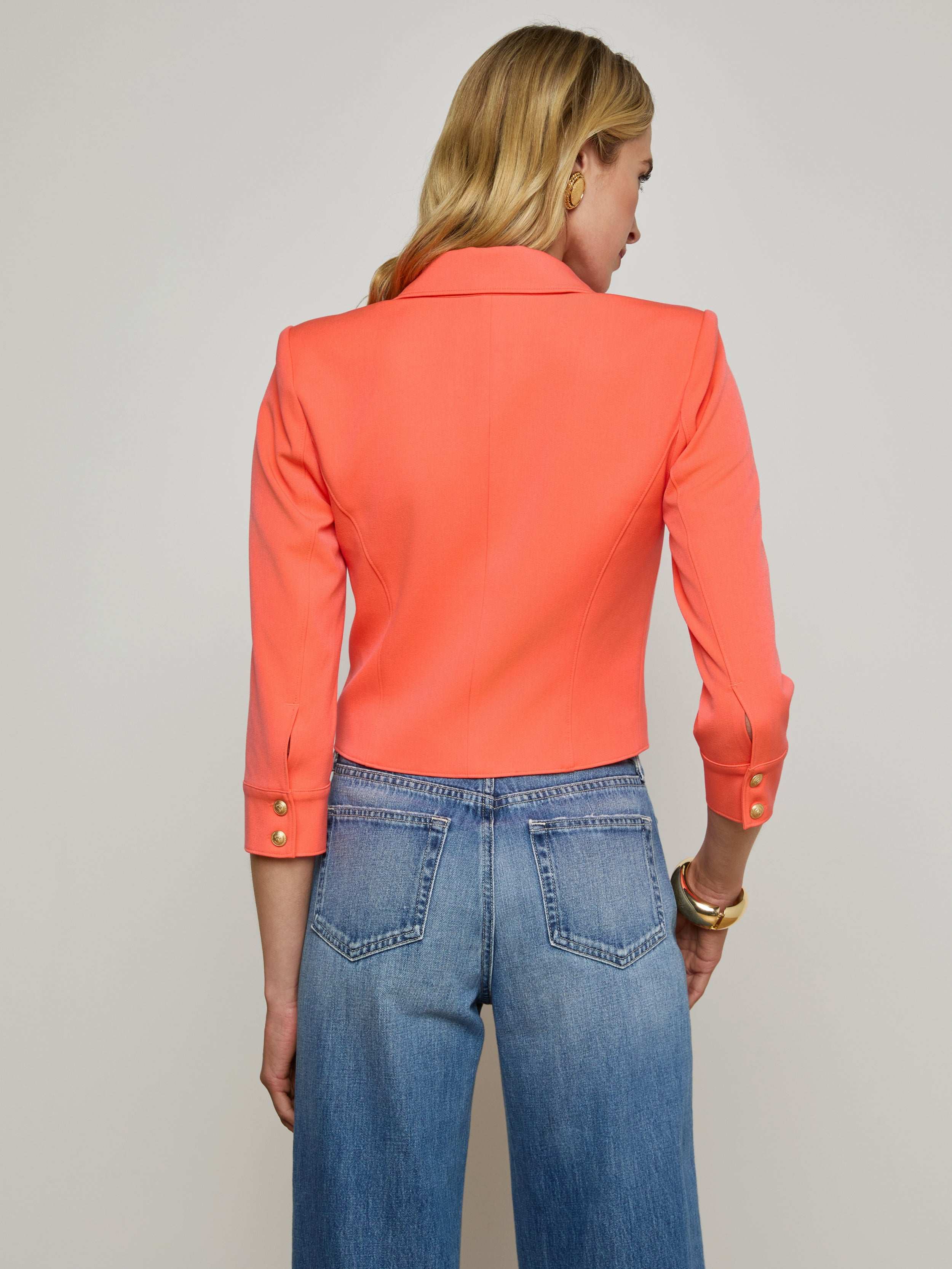 L'AGENCE - Kumi Cropped Jacket - Image 10