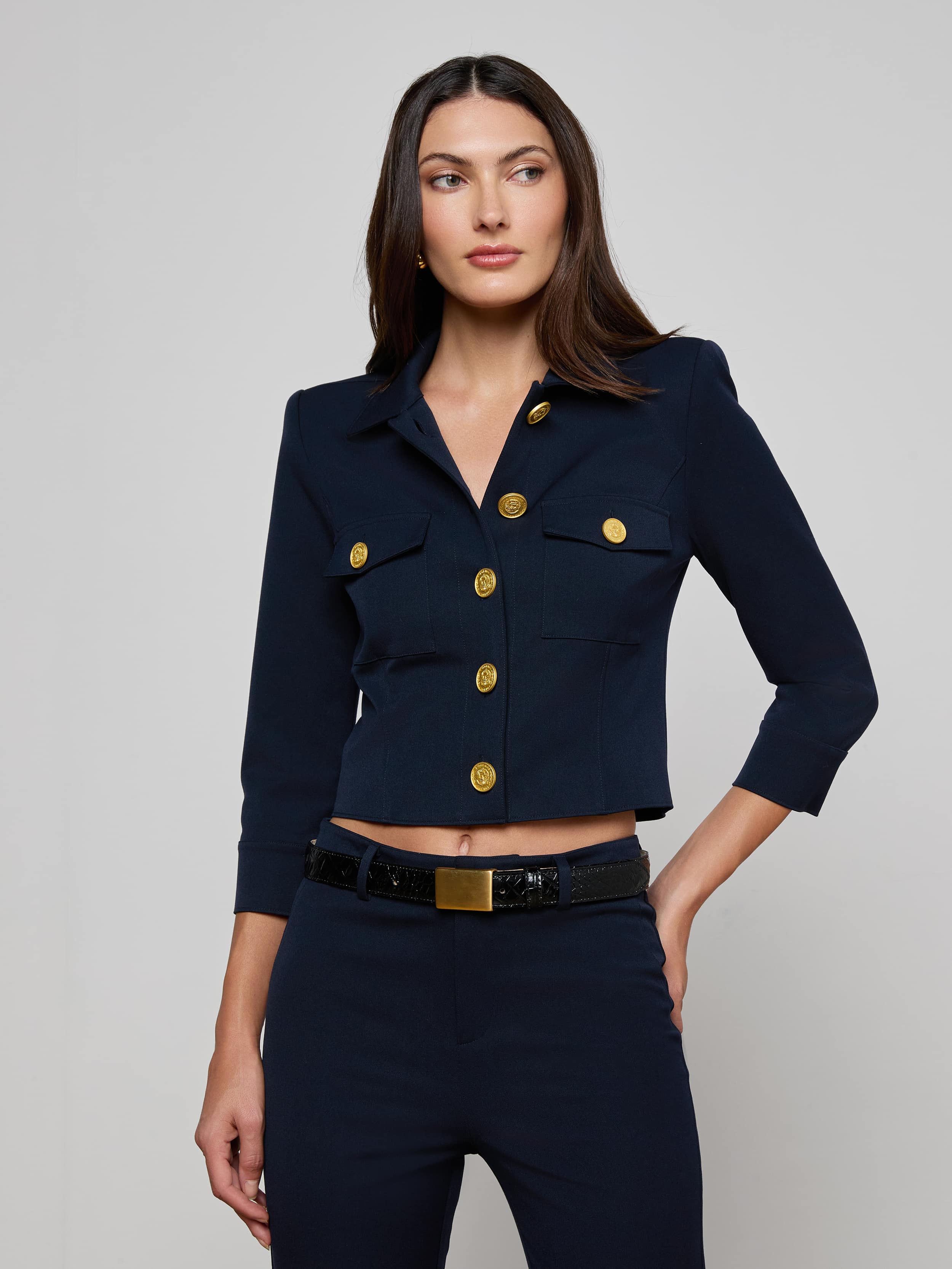 L'AGENCE - Kumi Cropped Jacket
