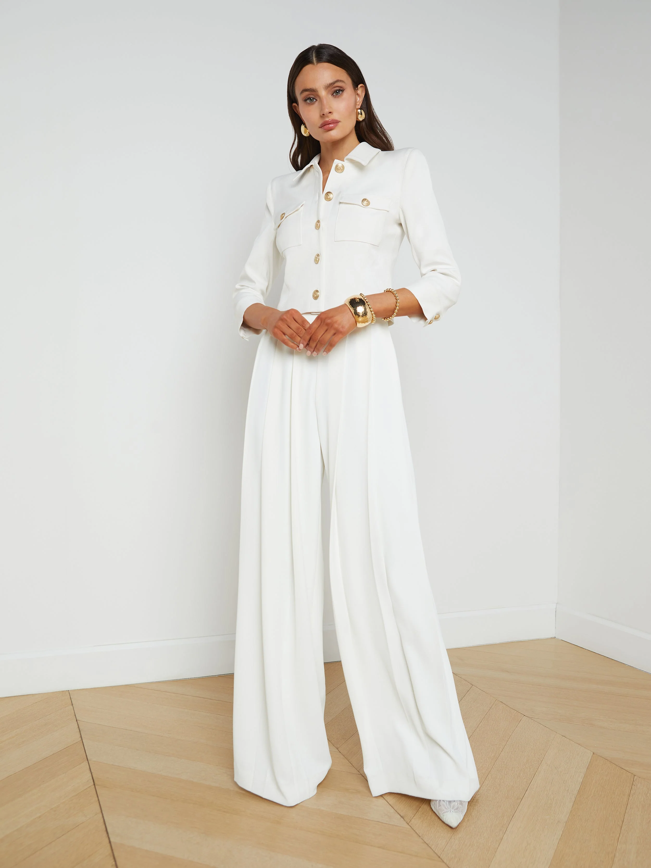 L'AGENCE - Kumi Cropped Jacket - Image 10