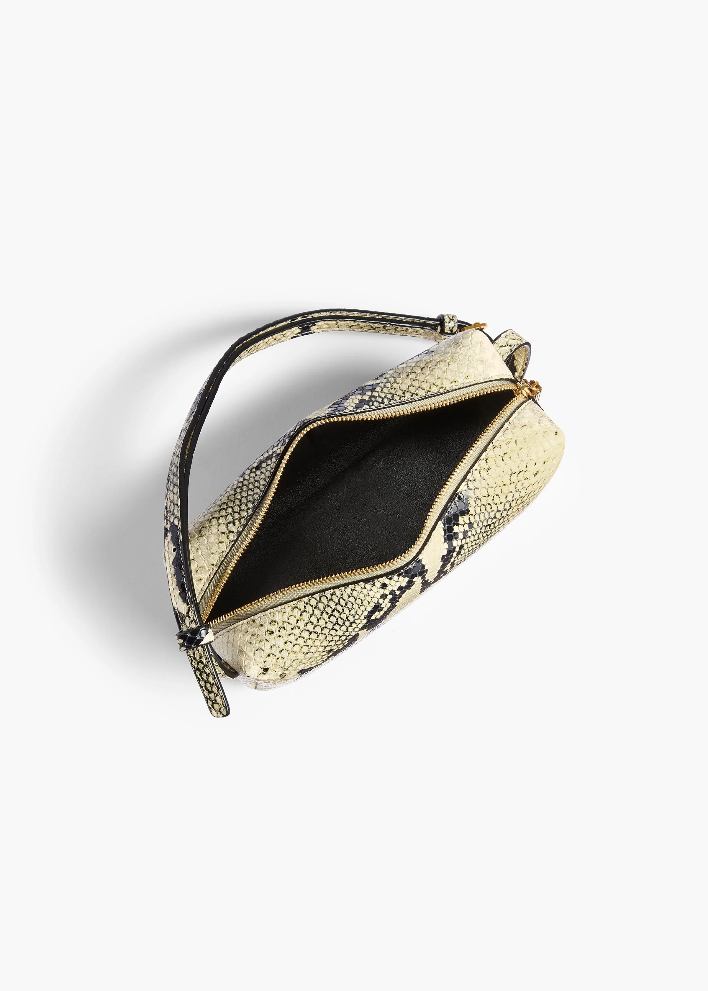 Khaite - Mini Kye Crossbody Bag in Natural Python - Embossed Leather - Image 9