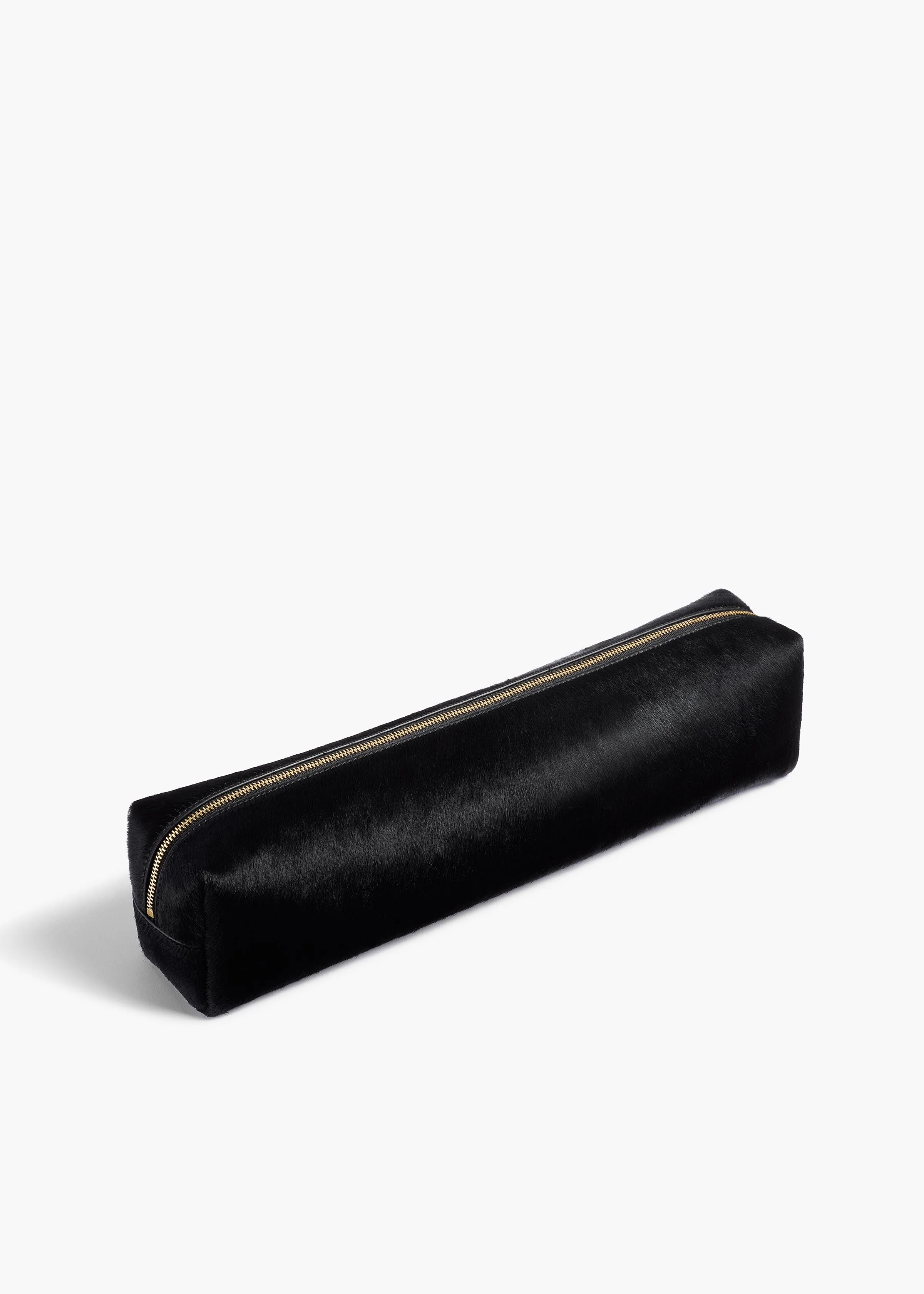 Khaite - Kye Pencil Case in Black Haircalf - Image 8