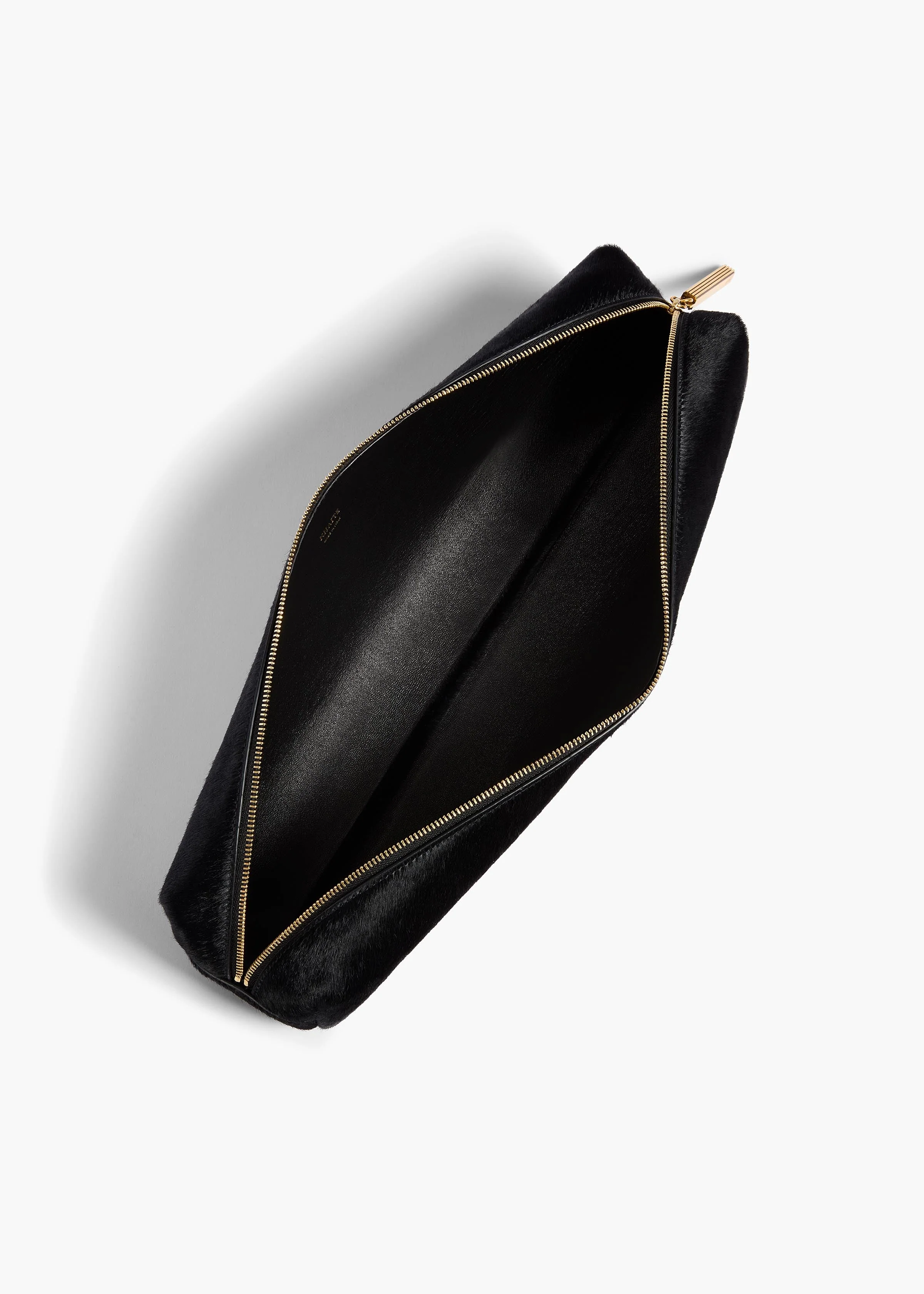 Khaite - Kye Pencil Case in Black Haircalf - Image 9