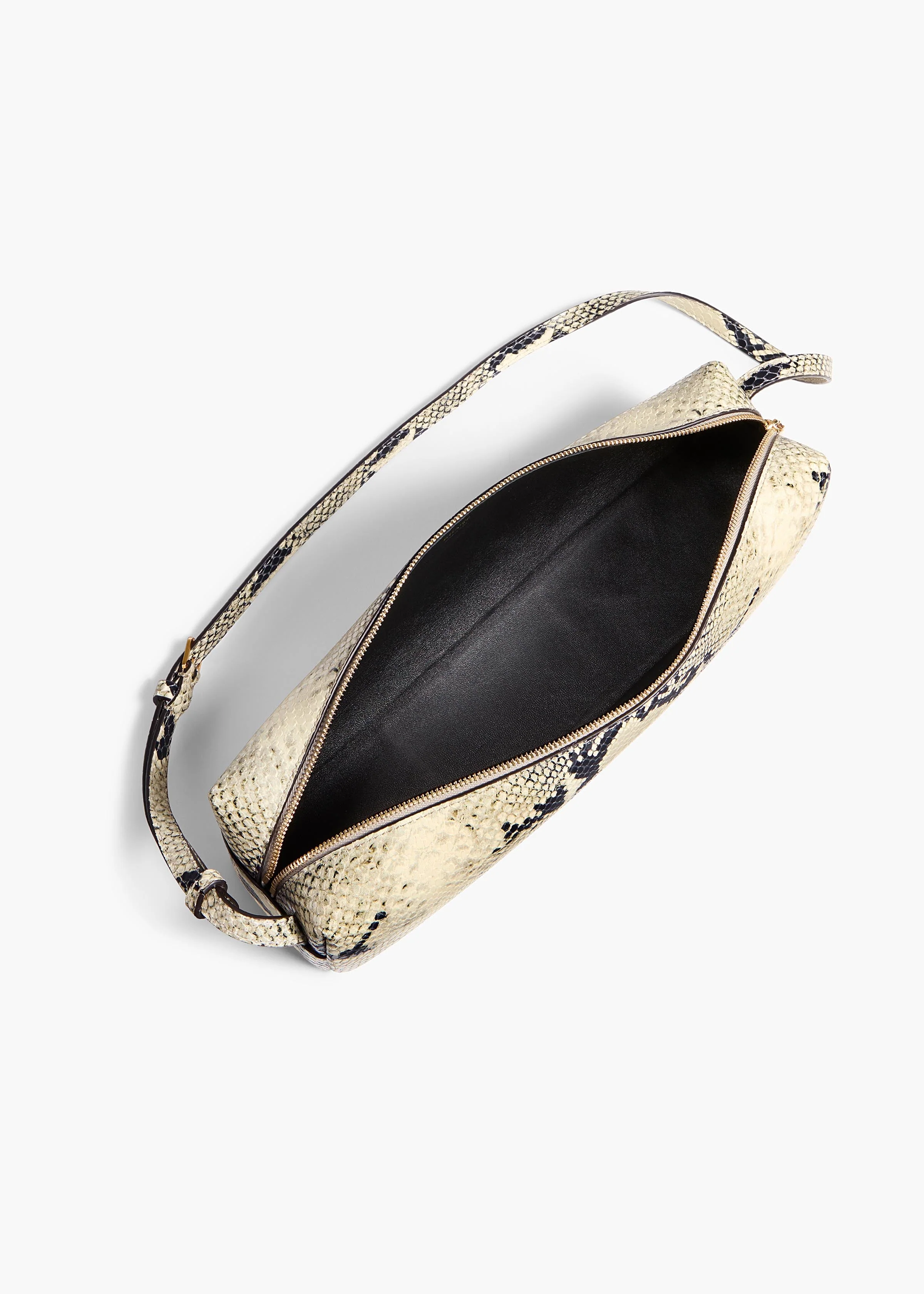 Khaite - Kye Shoulder Bag in Natural Python - Embossed Leather - Image 4