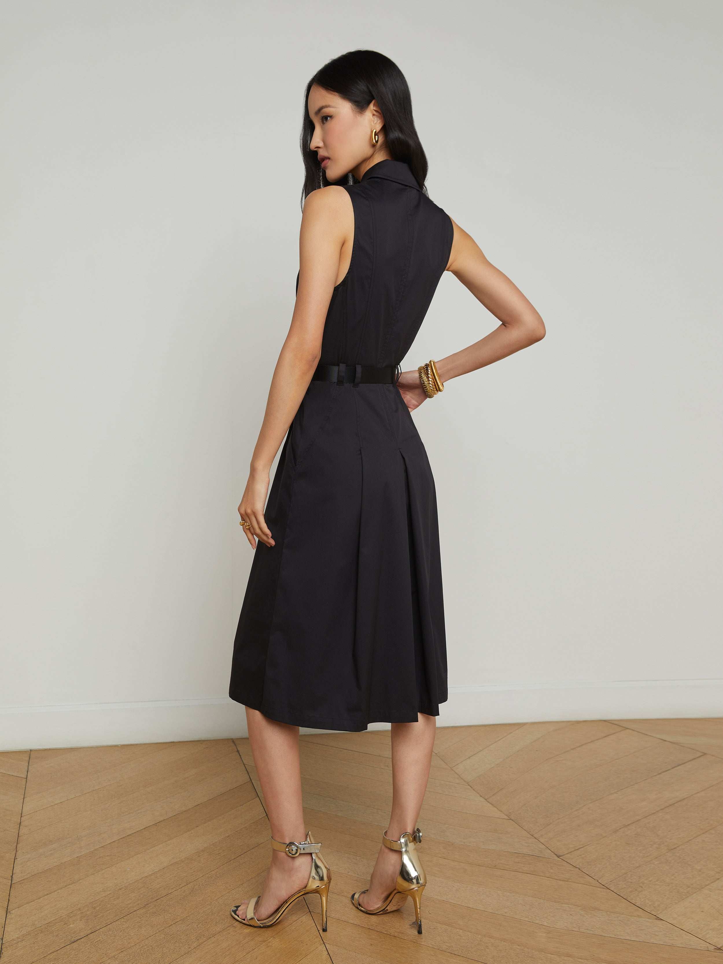 L'AGENCE - Kylo Poplin Shirt Dress - Image 4