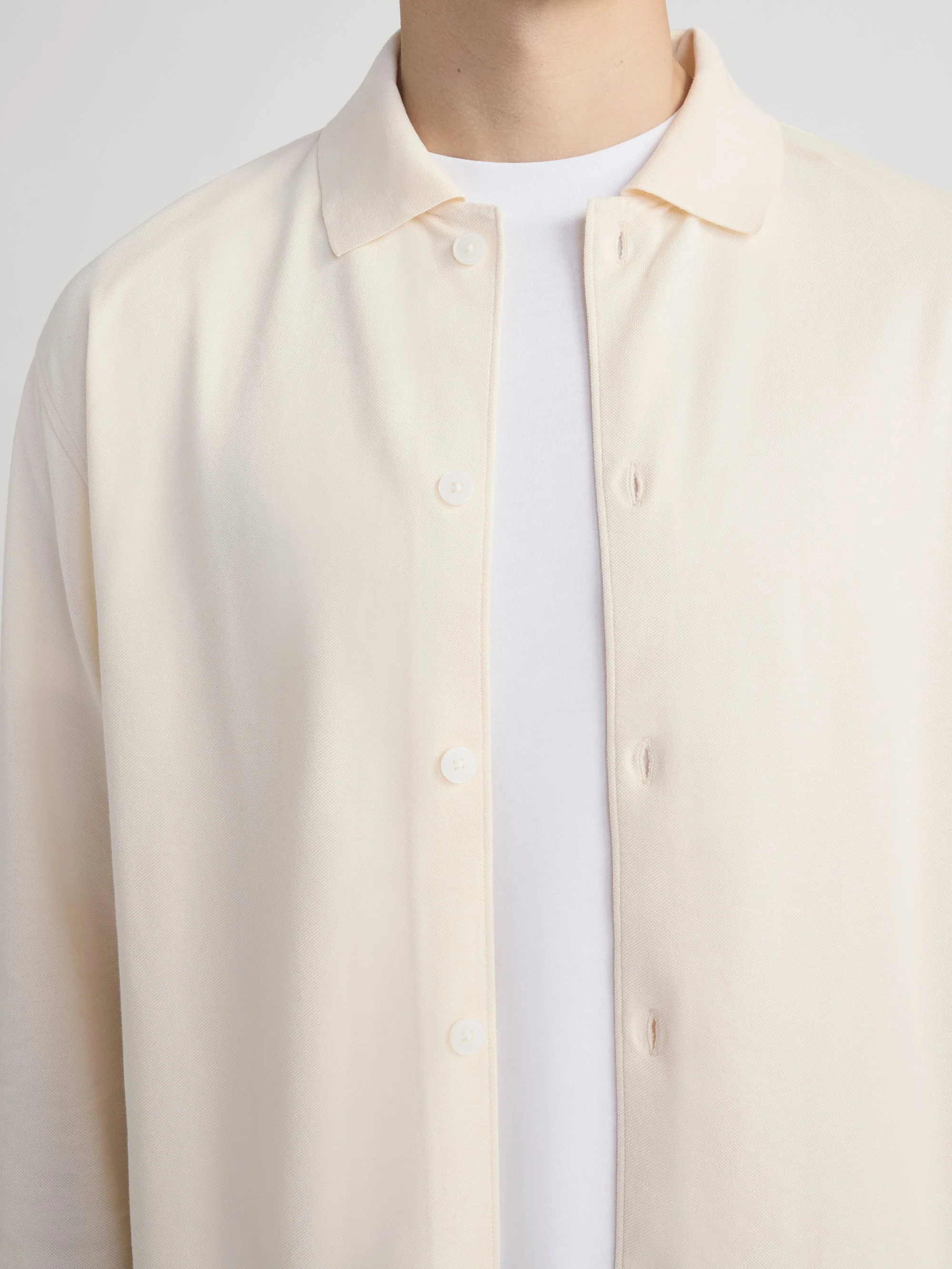 FRAME - Button Down Pique Shirt - Image 4