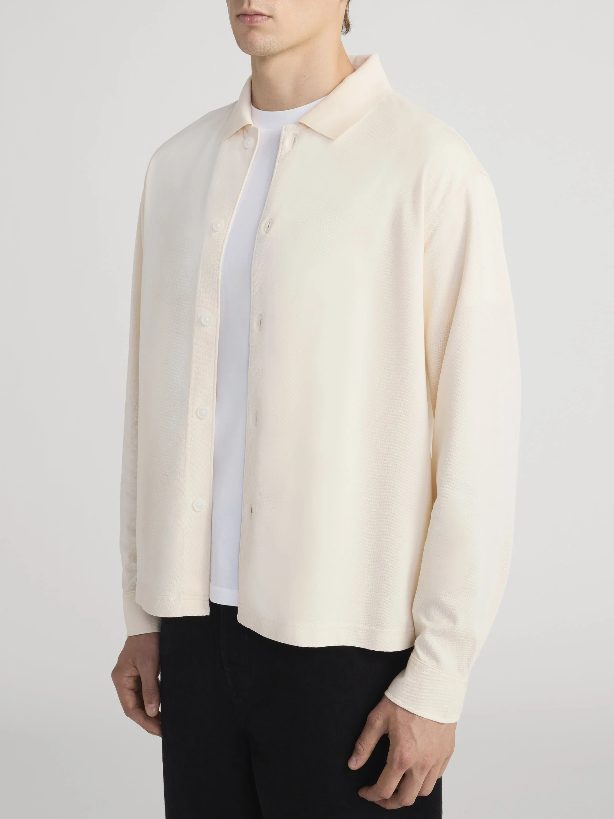 FRAME - Button Down Pique Shirt - Image 5