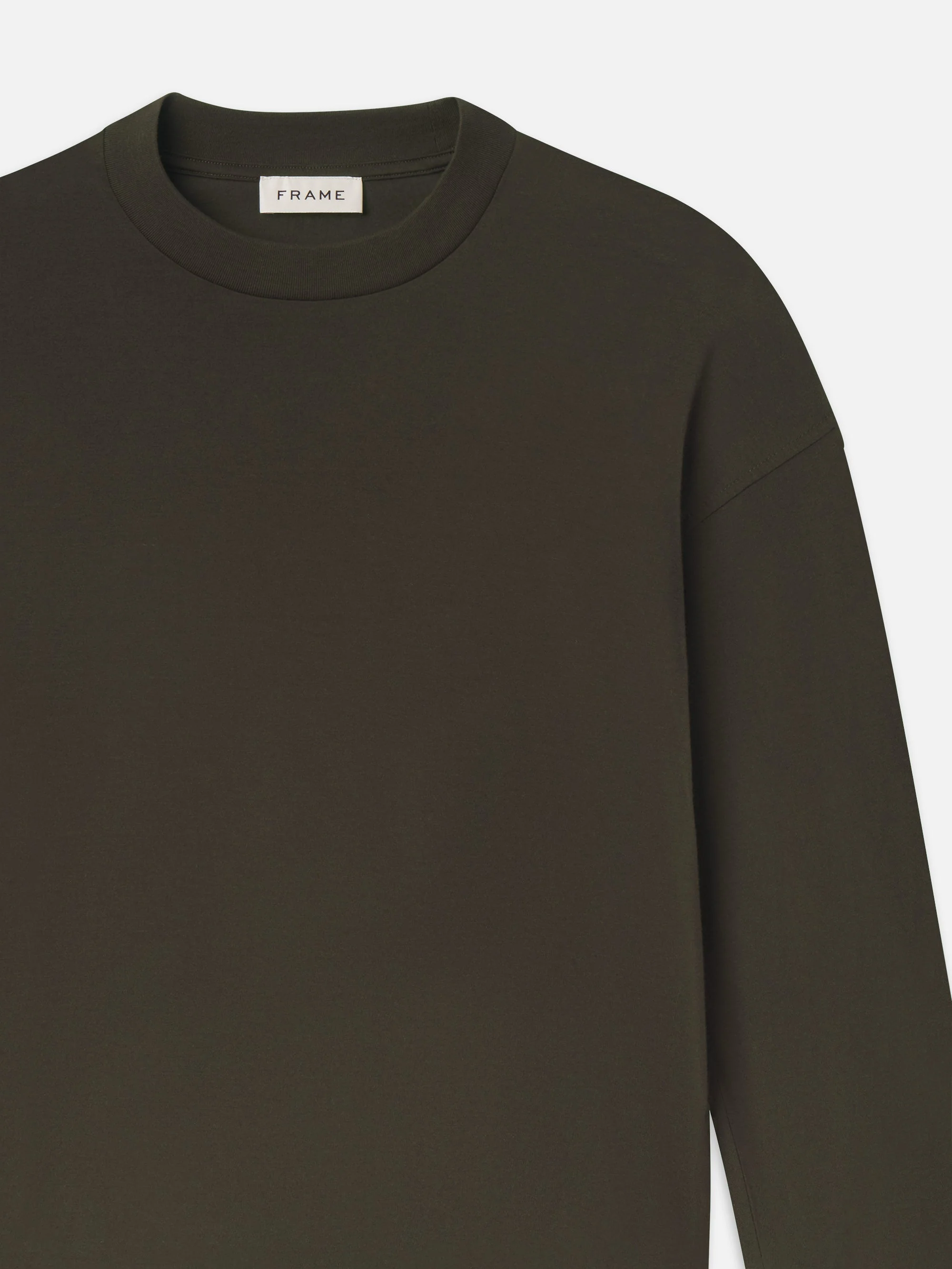 FRAME - Light Cotton Long Sleeve Tee - Image 2