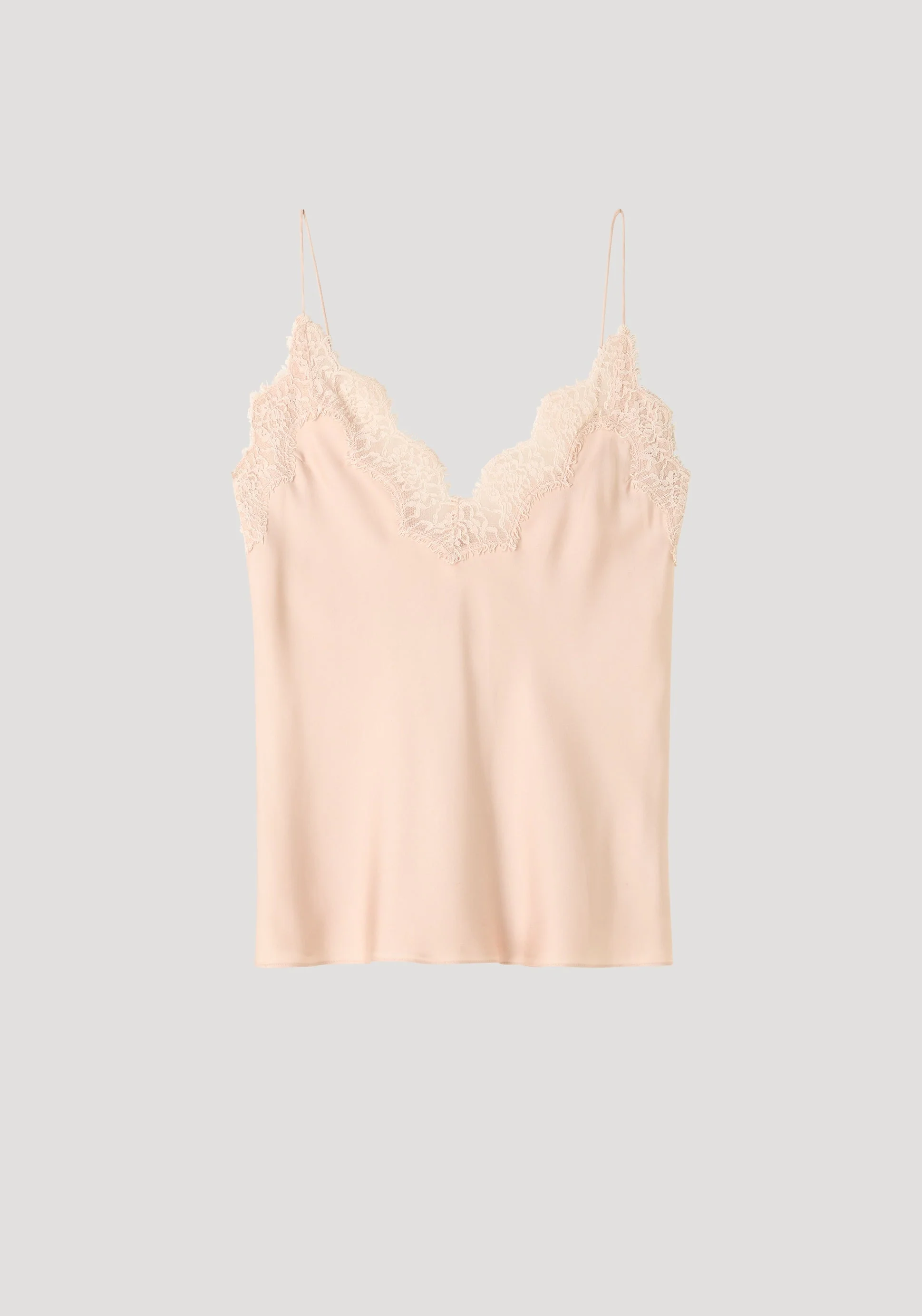 ROHE - Lace silk camisole | rose - Image 6