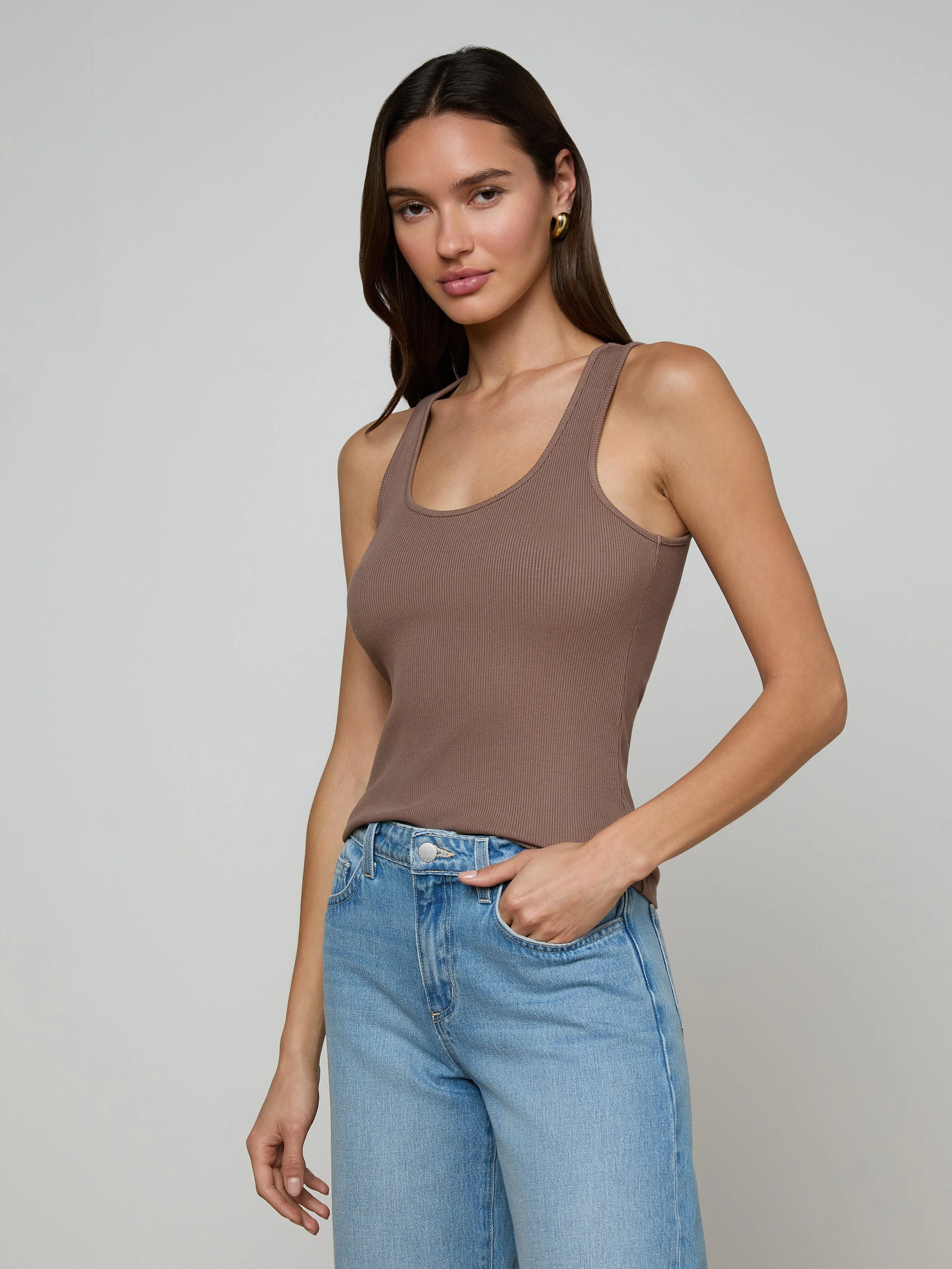L'AGENCE - Adira Scoopneck Tank - Image 2