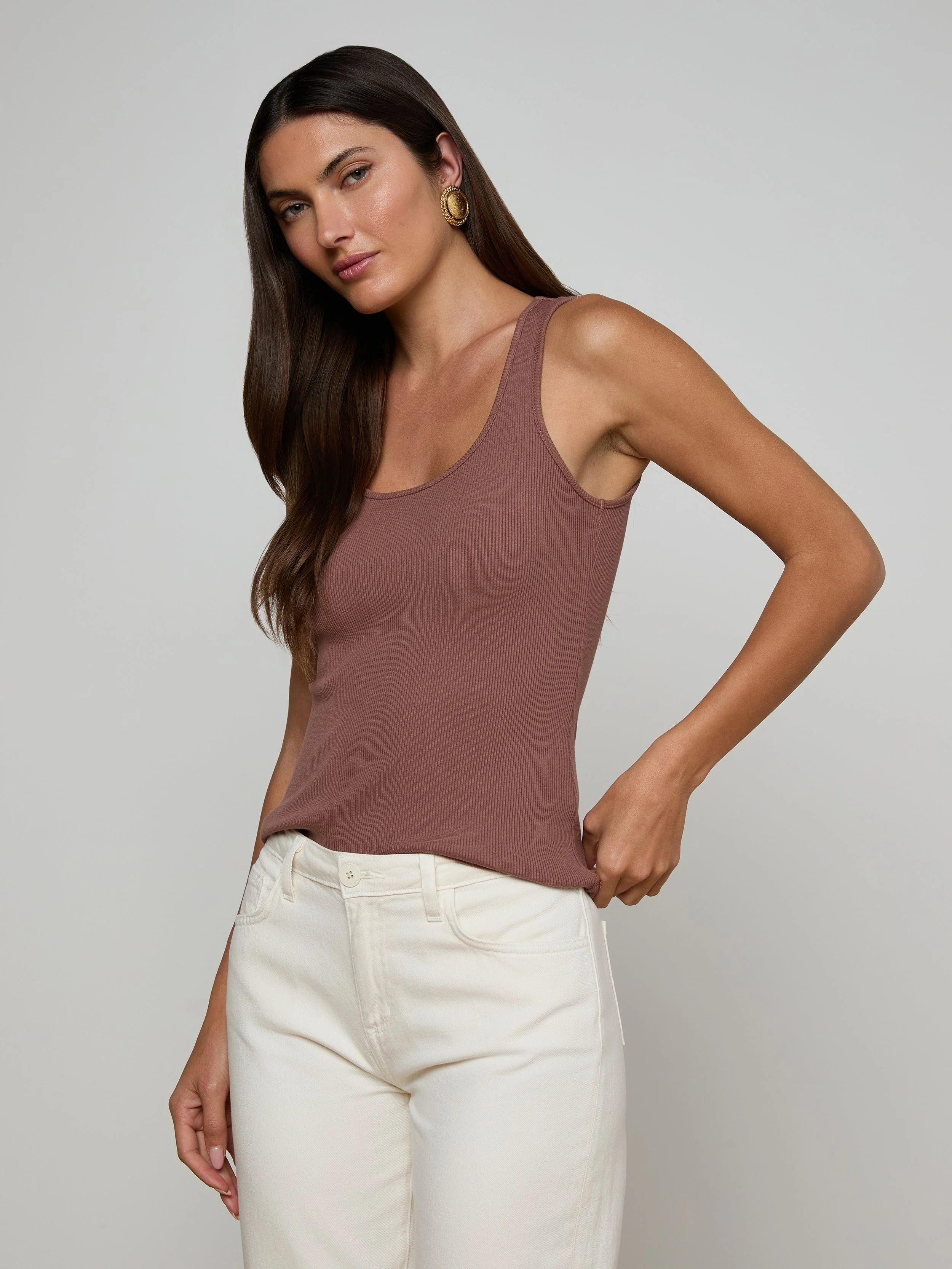 L'AGENCE - Adira Scoopneck Tank - Image 3