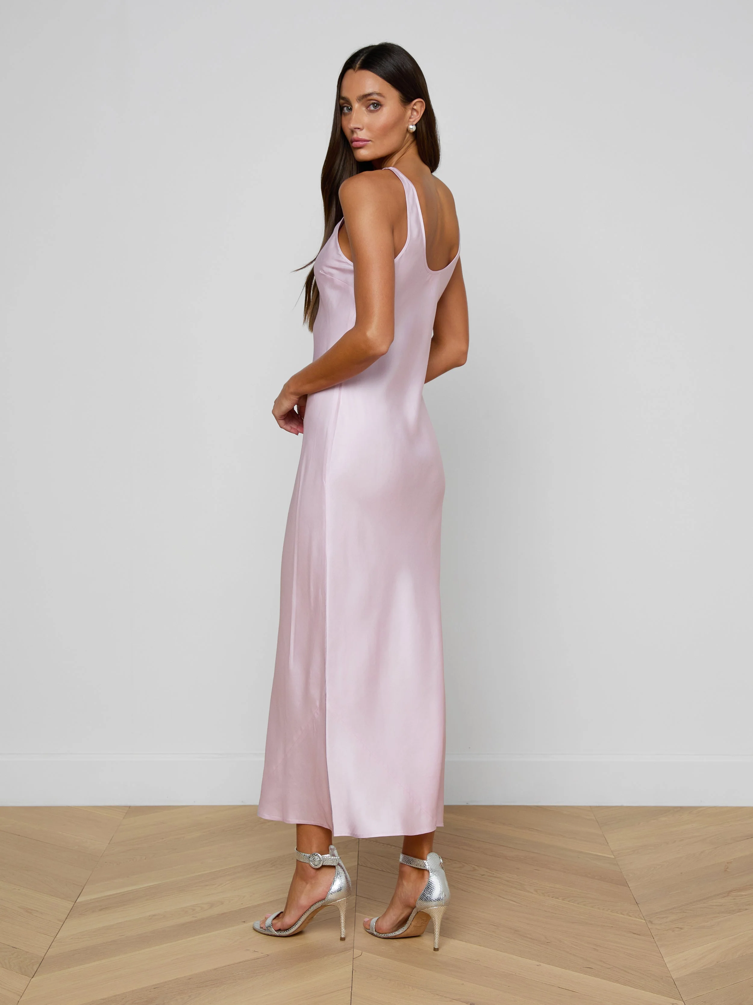 L'AGENCE - Akiya Satin Maxi Dress - Image 3
