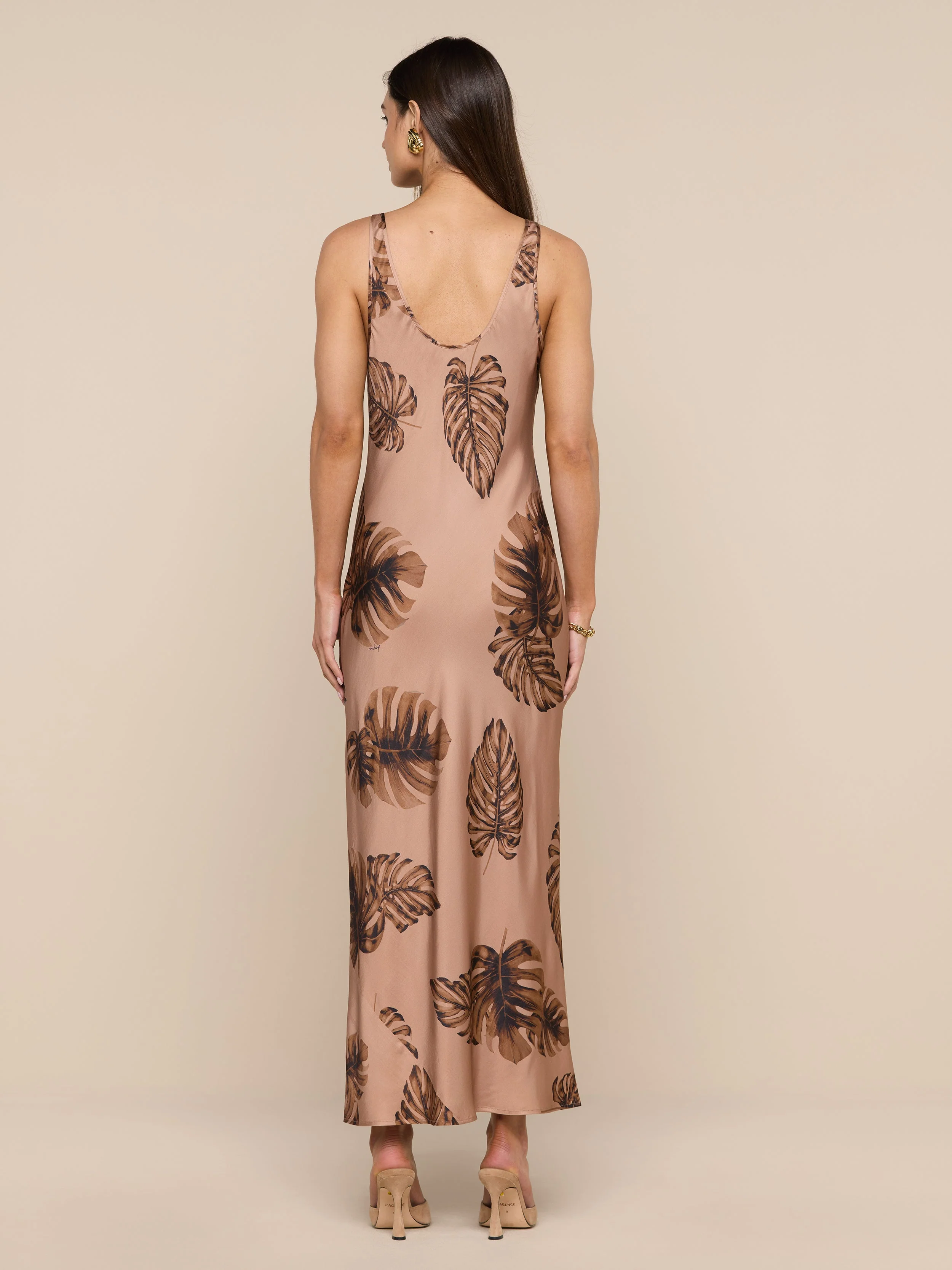 L'AGENCE - Akiya Satin Maxi Dress - Image 4