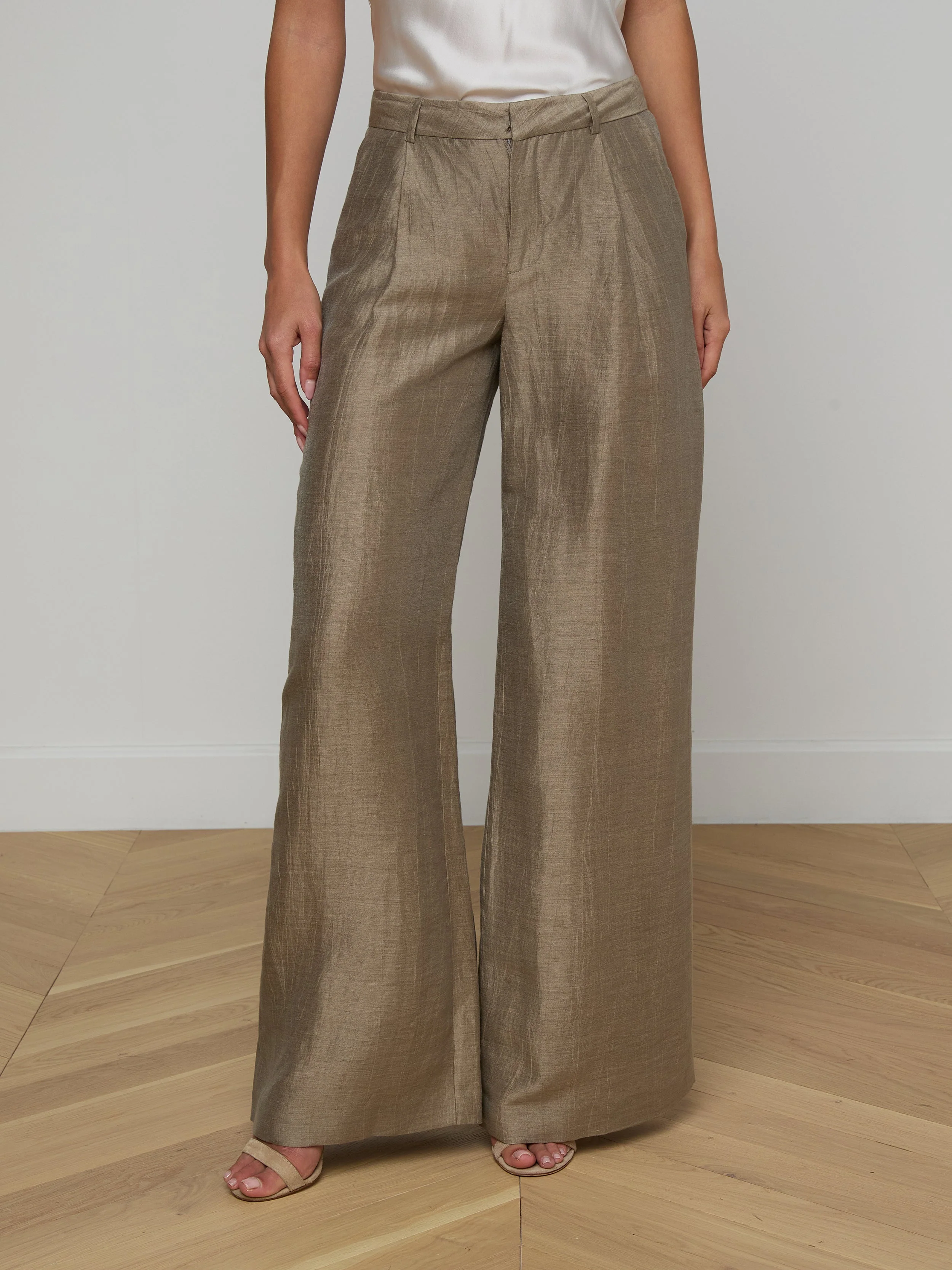 L'AGENCE - Allanah Linen - Blend Trouser - Image 2