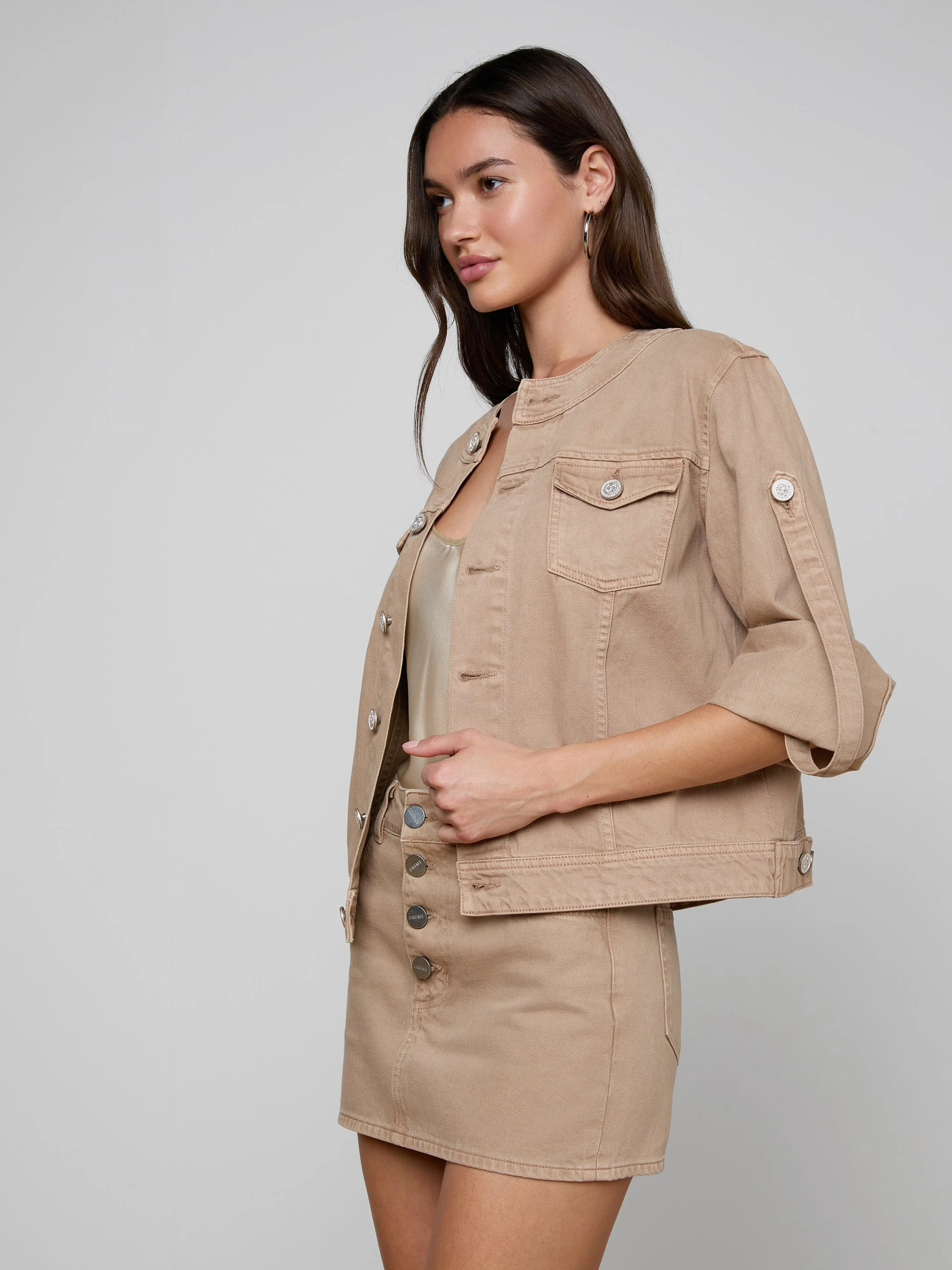 L'AGENCE - Anouk Jean Jacket - Image 3