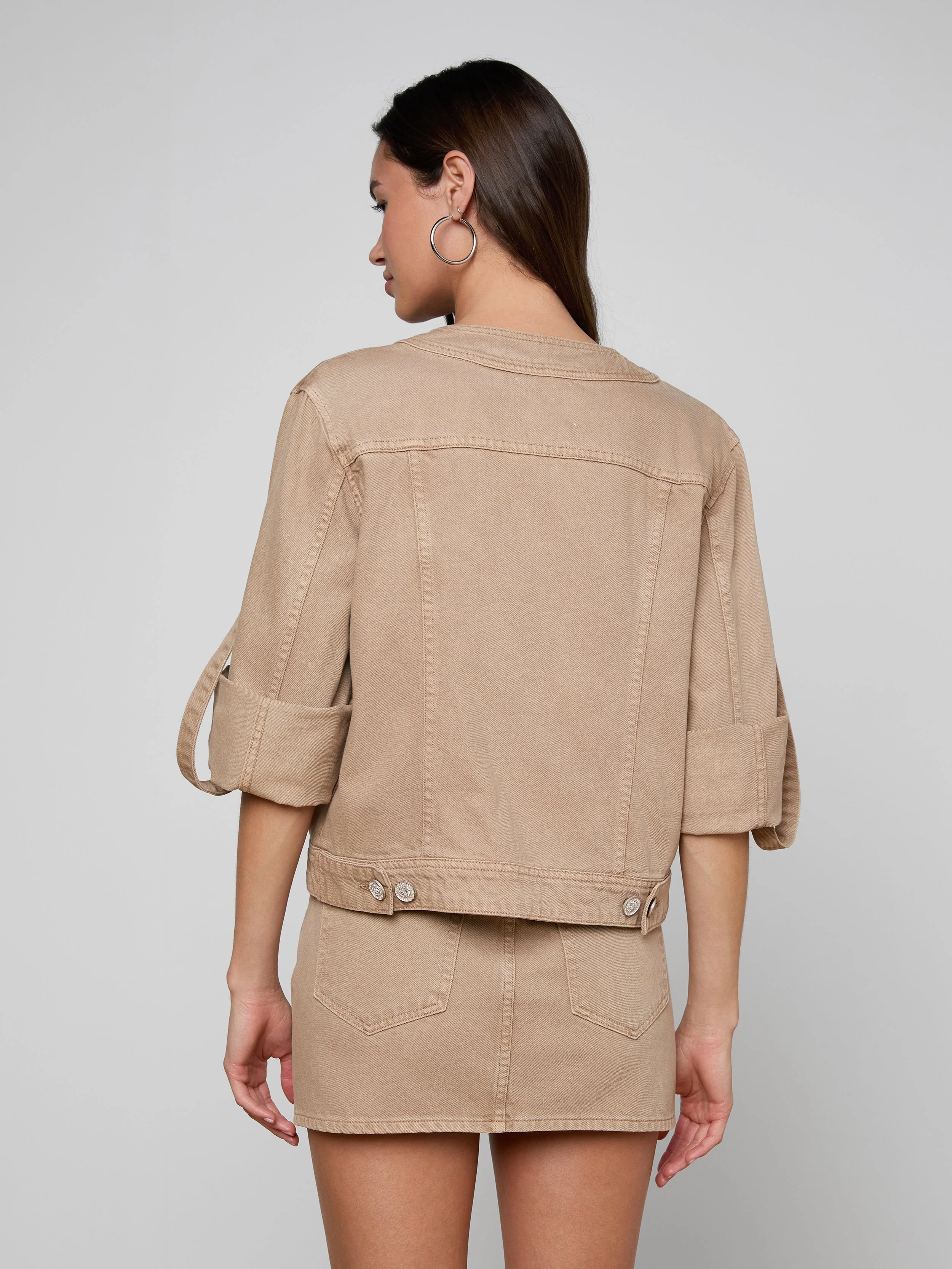 L'AGENCE - Anouk Jean Jacket - Image 5