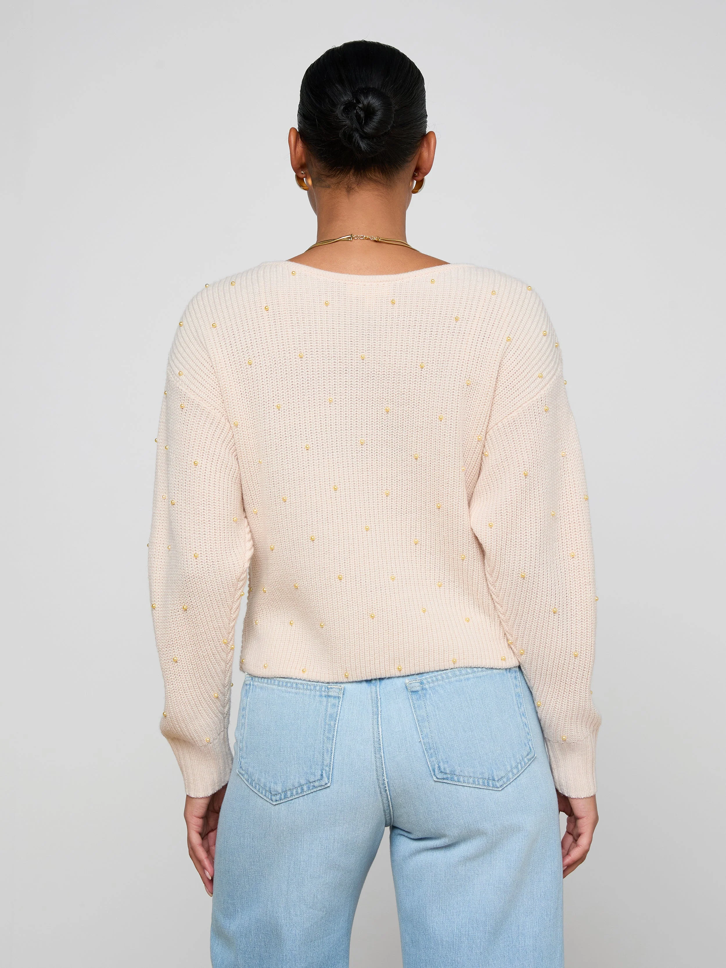 L'AGENCE - Antonella Crossover Sweater - Image 5