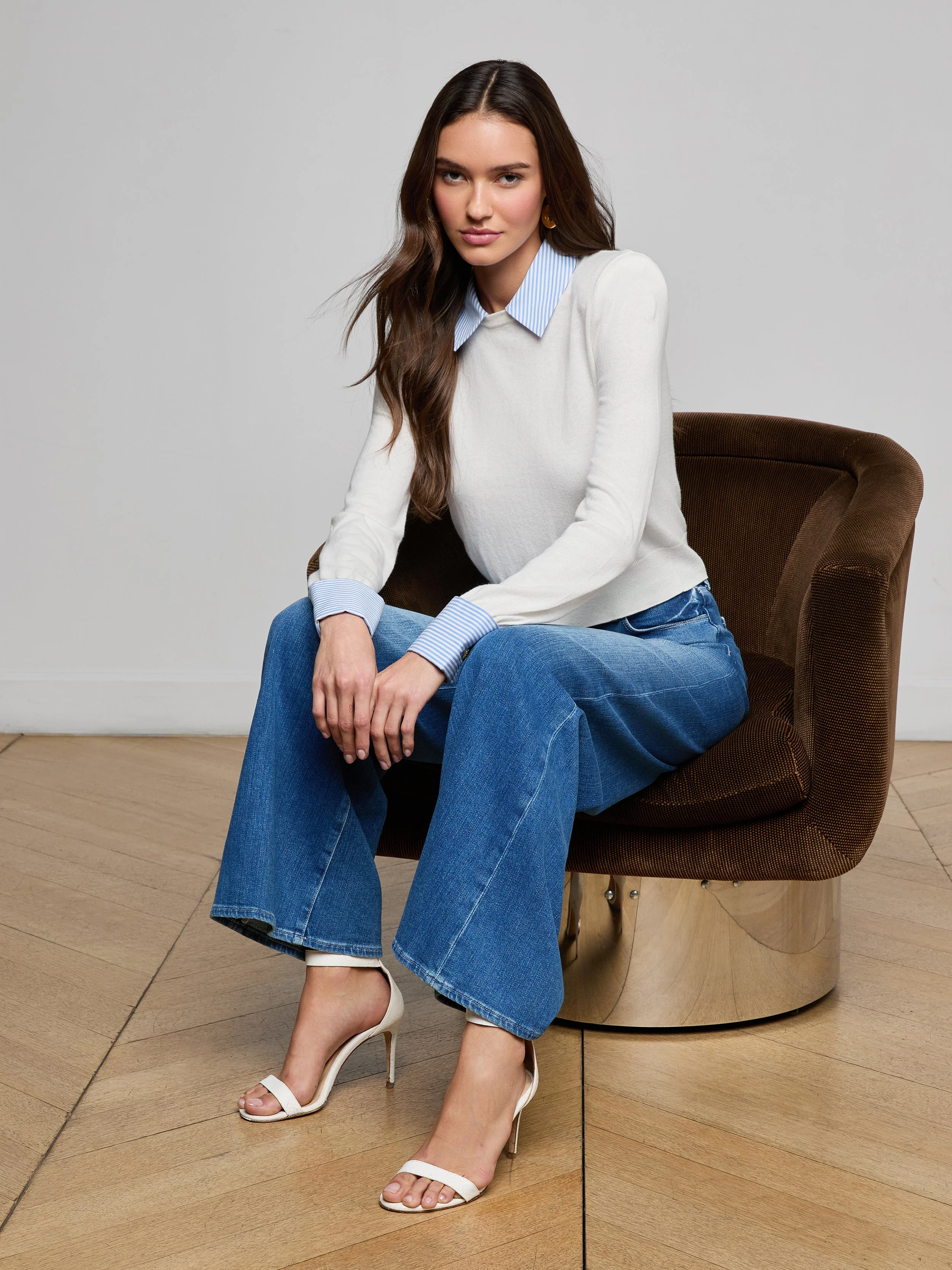 L'AGENCE - April Poplin Collar Pullover - Image 5