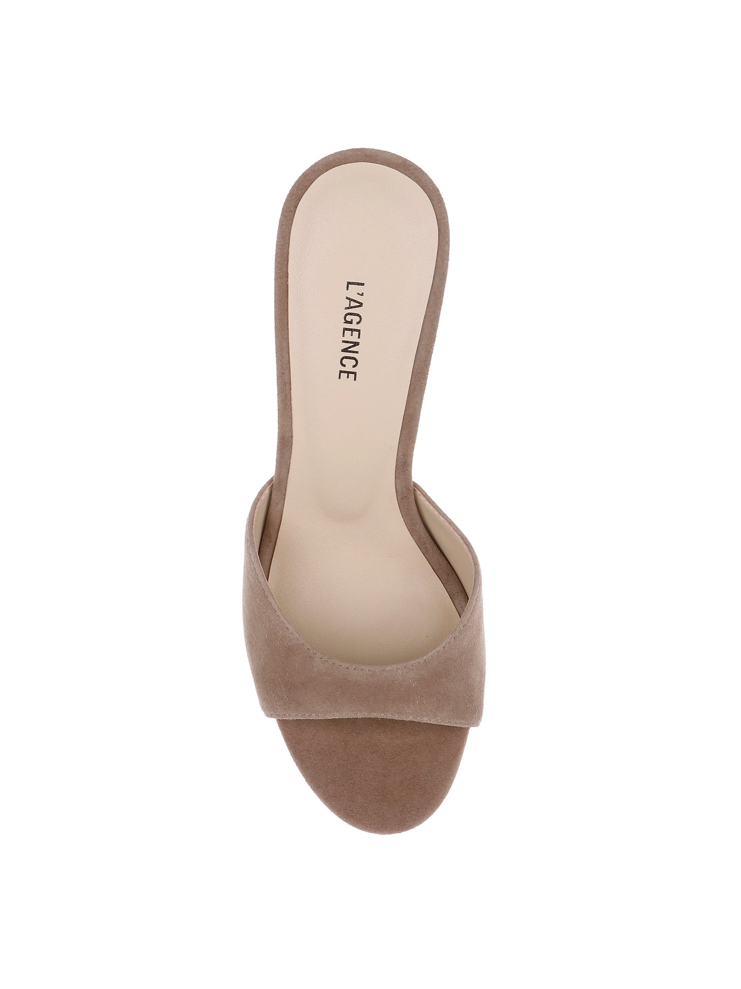 L'AGENCE - Avery Suede Open - Toe Mule - Image 5