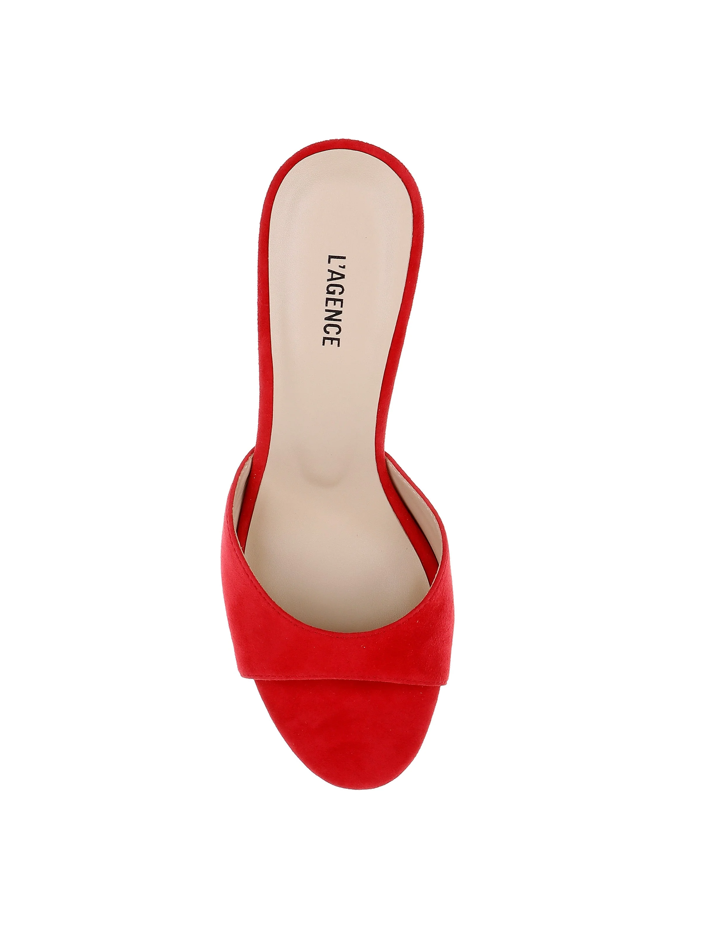 L'AGENCE - Avery Suede Open - Toe Mule - Image 5