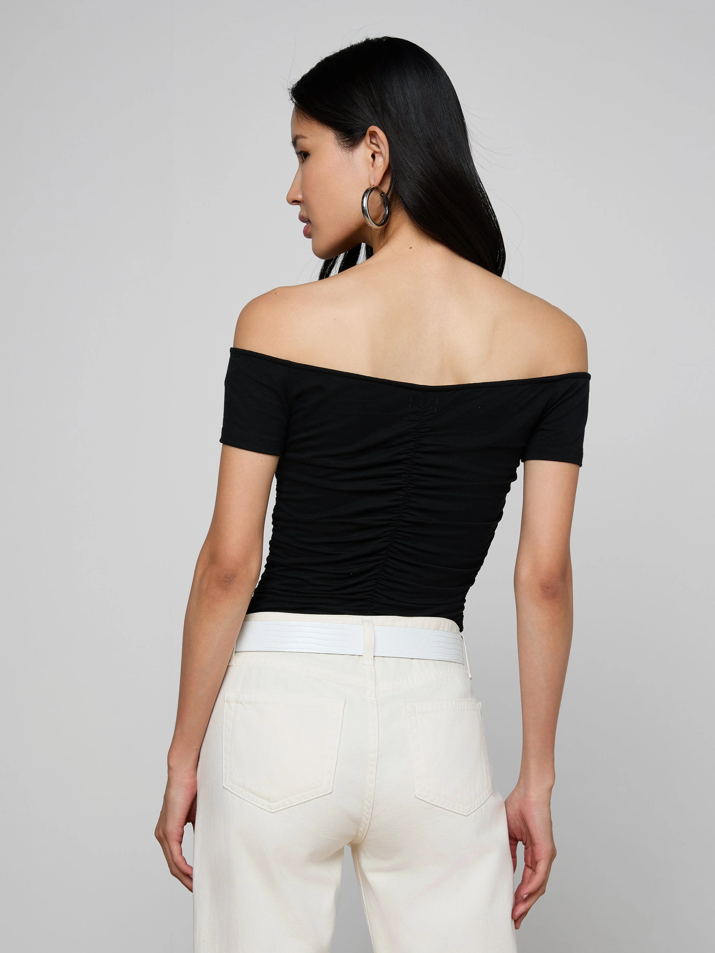 L'AGENCE - Baliegh Ruched Bodysuit - Image 4