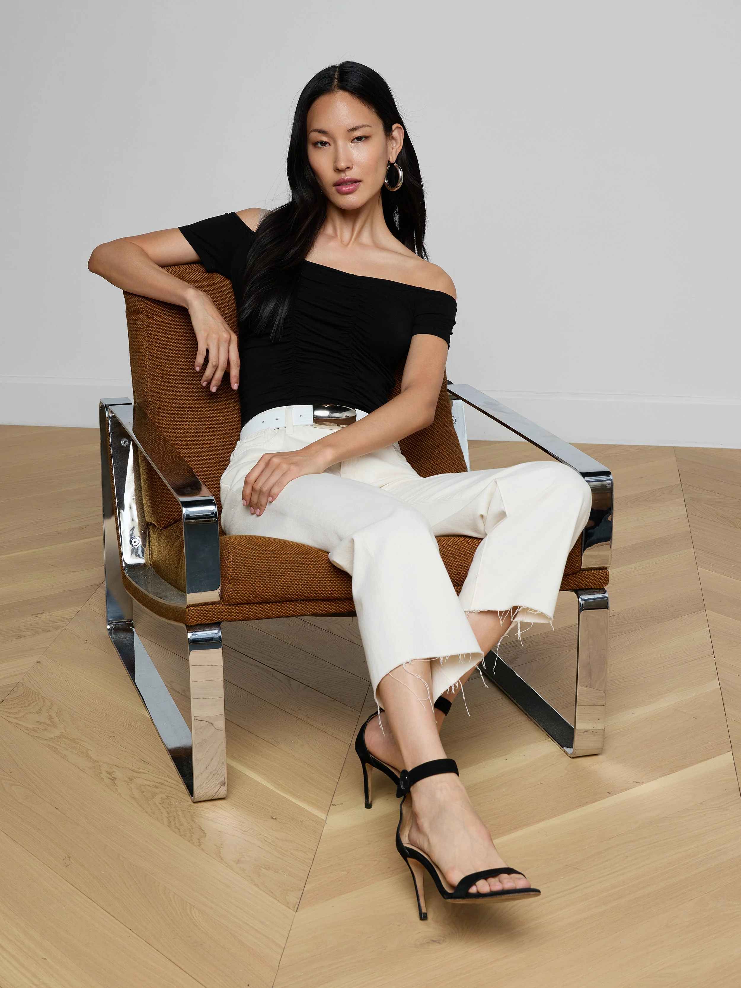 L'AGENCE - Baliegh Ruched Bodysuit - Image 5