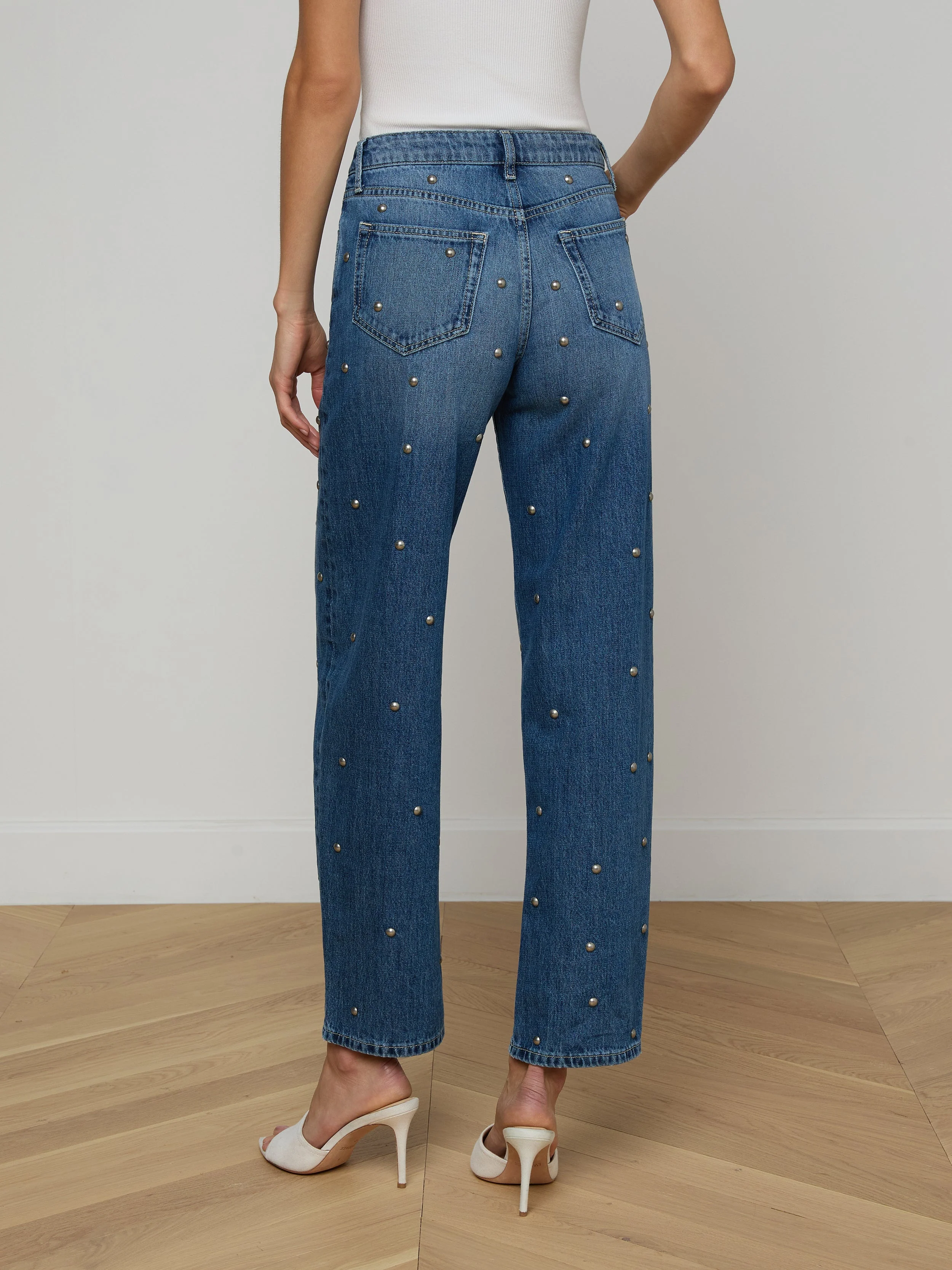 L'AGENCE - Bex Studded Rodeo Jean - Image 5