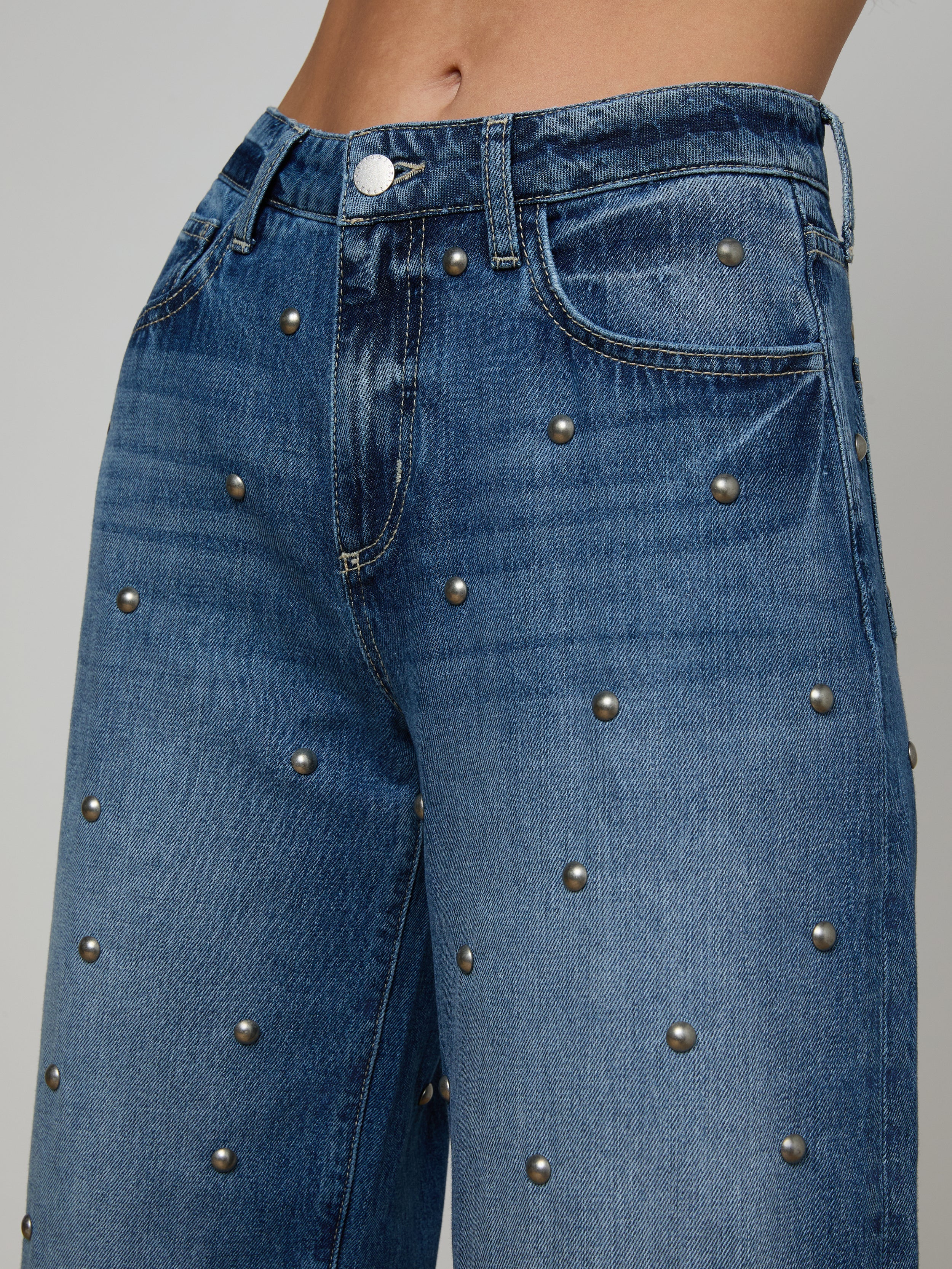 L'AGENCE - Bex Studded Rodeo Jean - Image 6