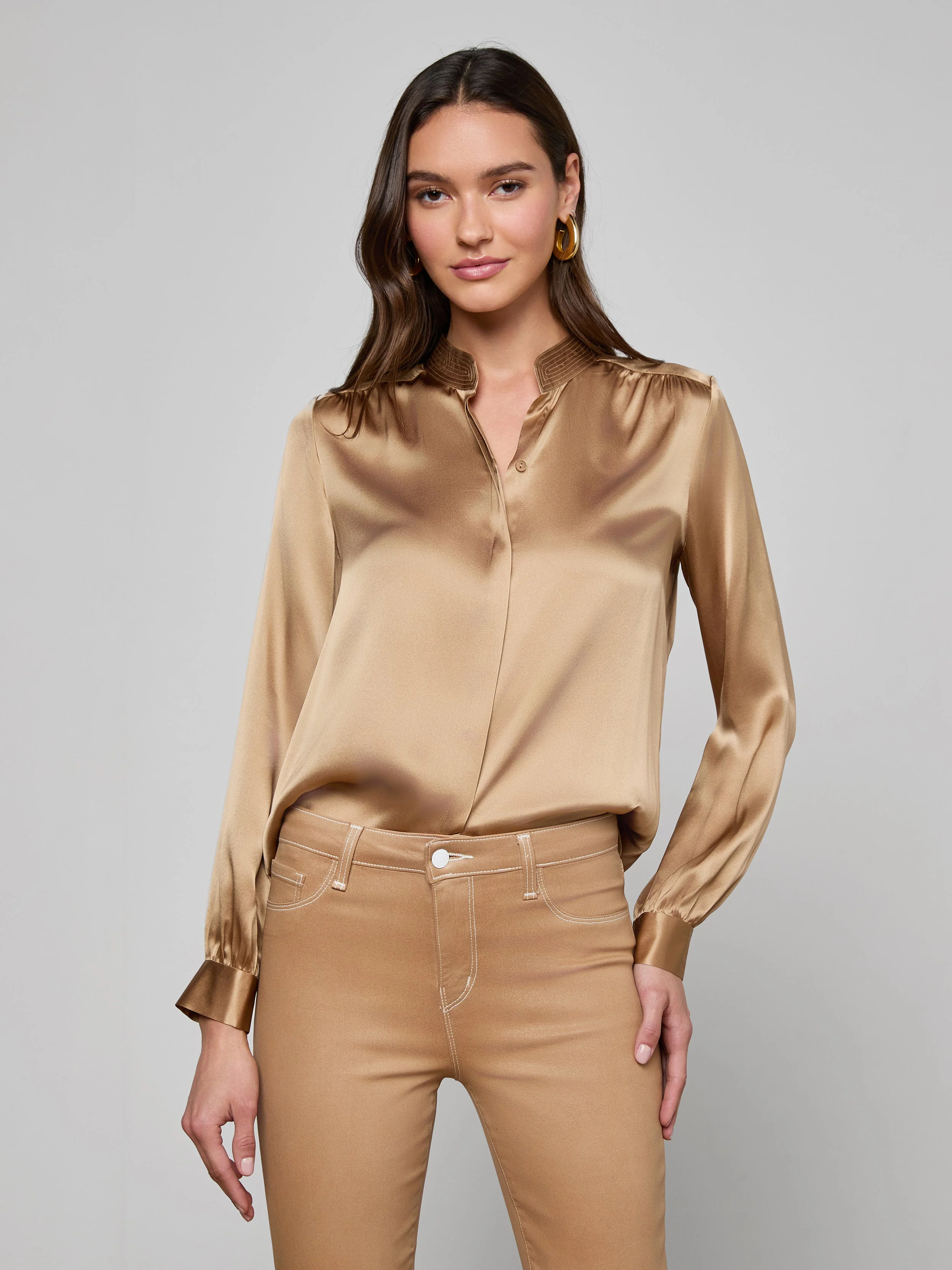 L'AGENCE - Bianca Silk Blouse