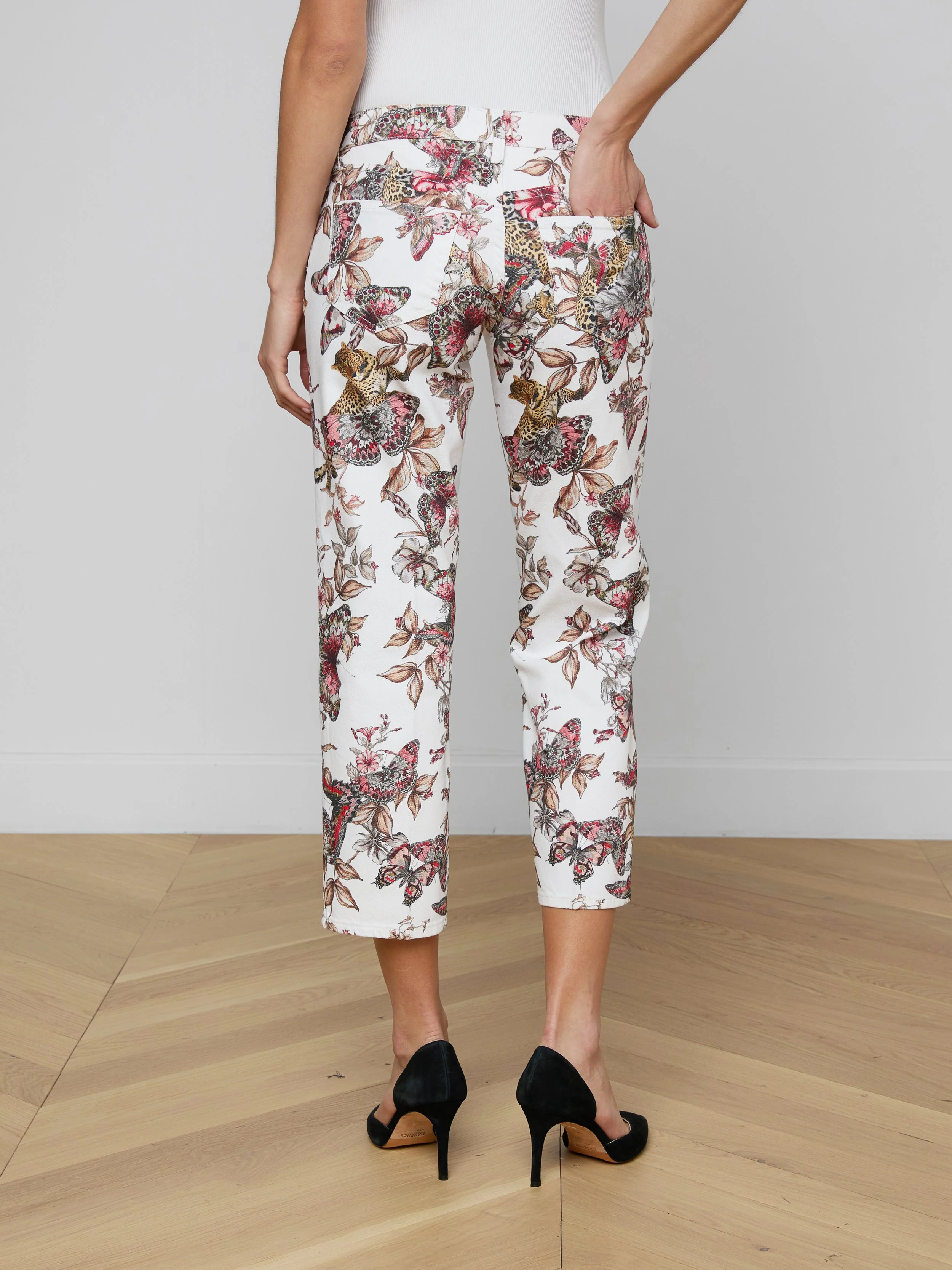 L'AGENCE - Blaine Cropped Stovepipe Jean - Image 4