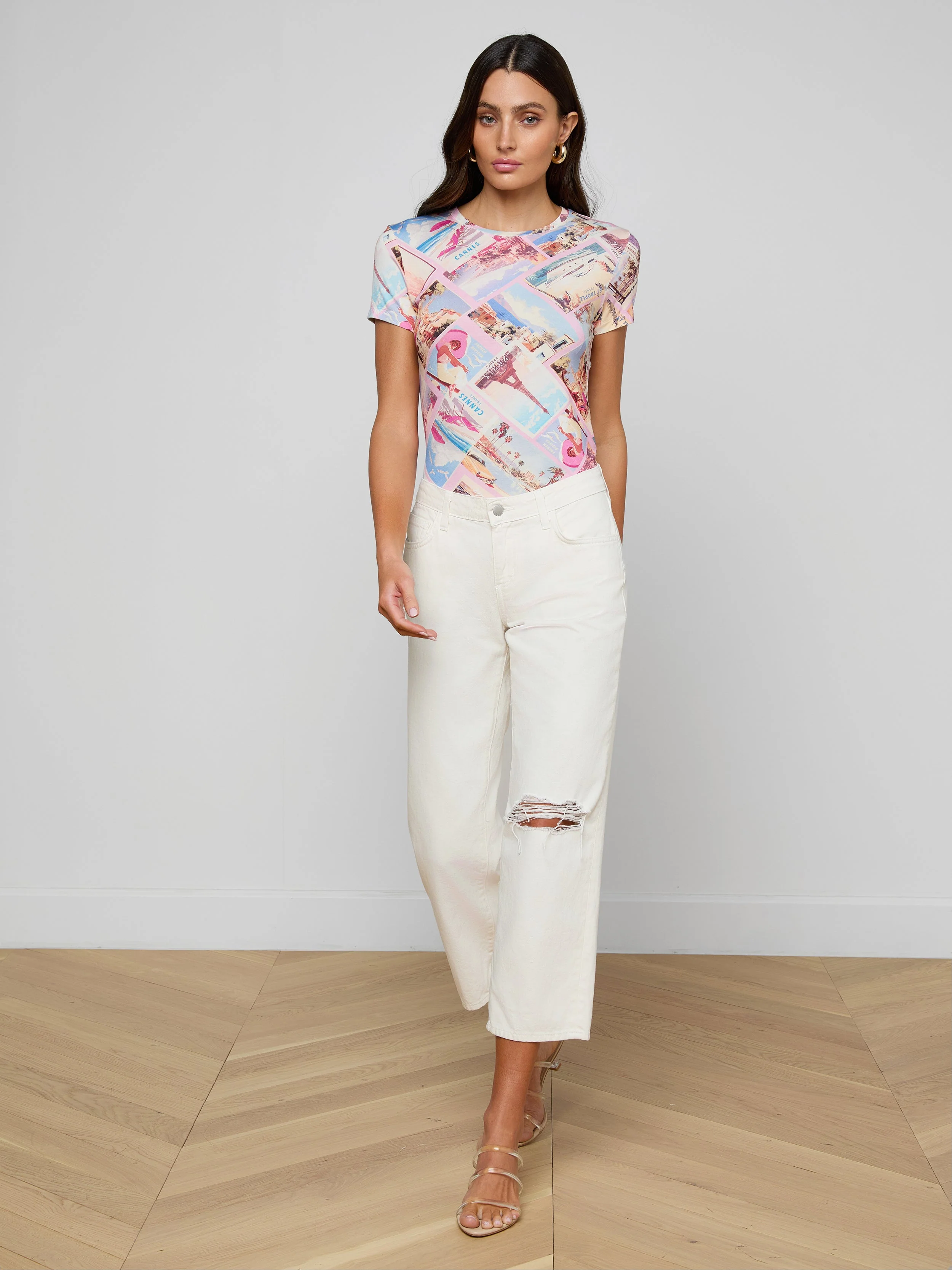 L'AGENCE - Blaine Cropped Stovepipe Jean