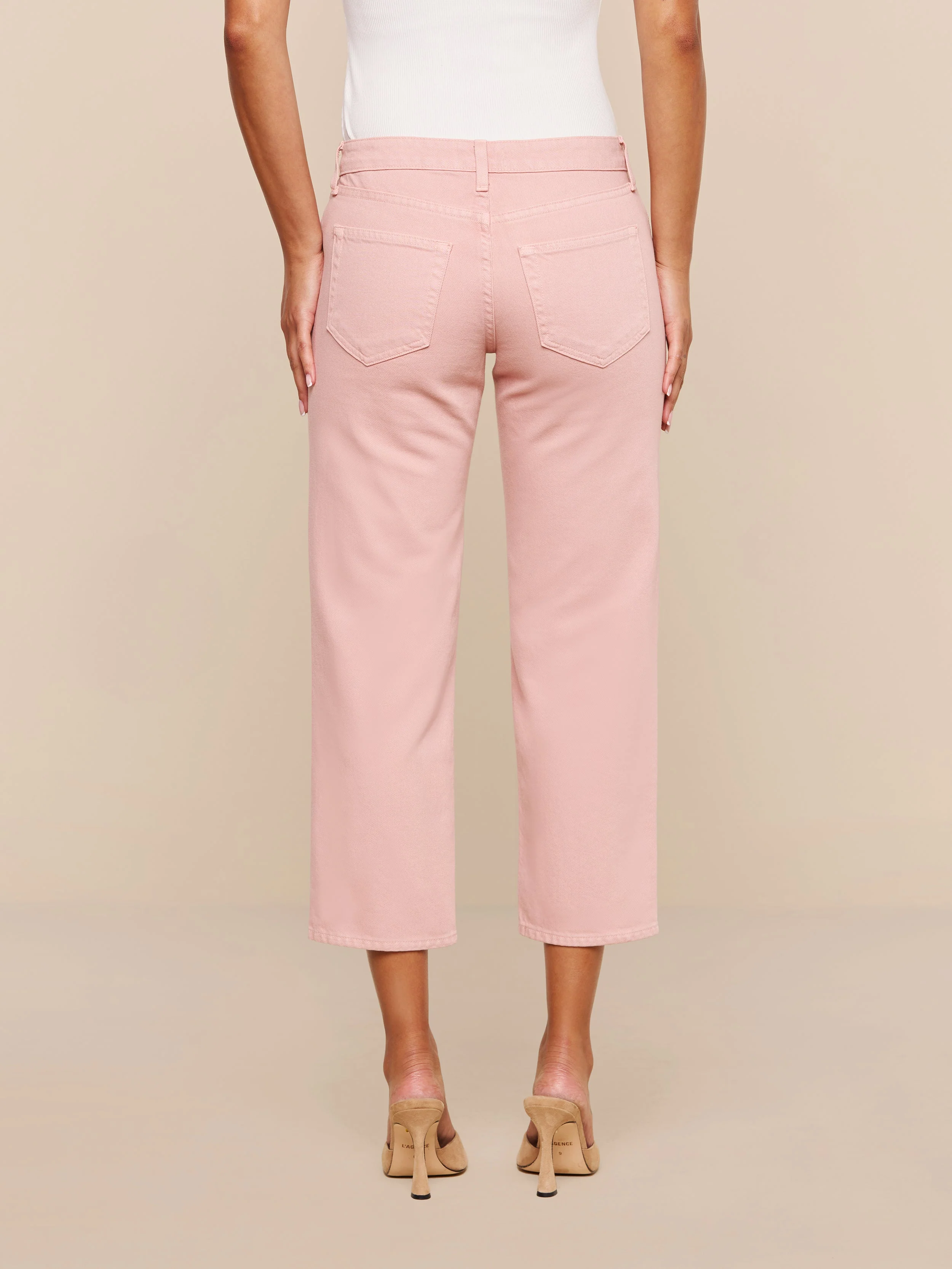 L'AGENCE - Blaine Cropped Stovepipe Jean - Image 4