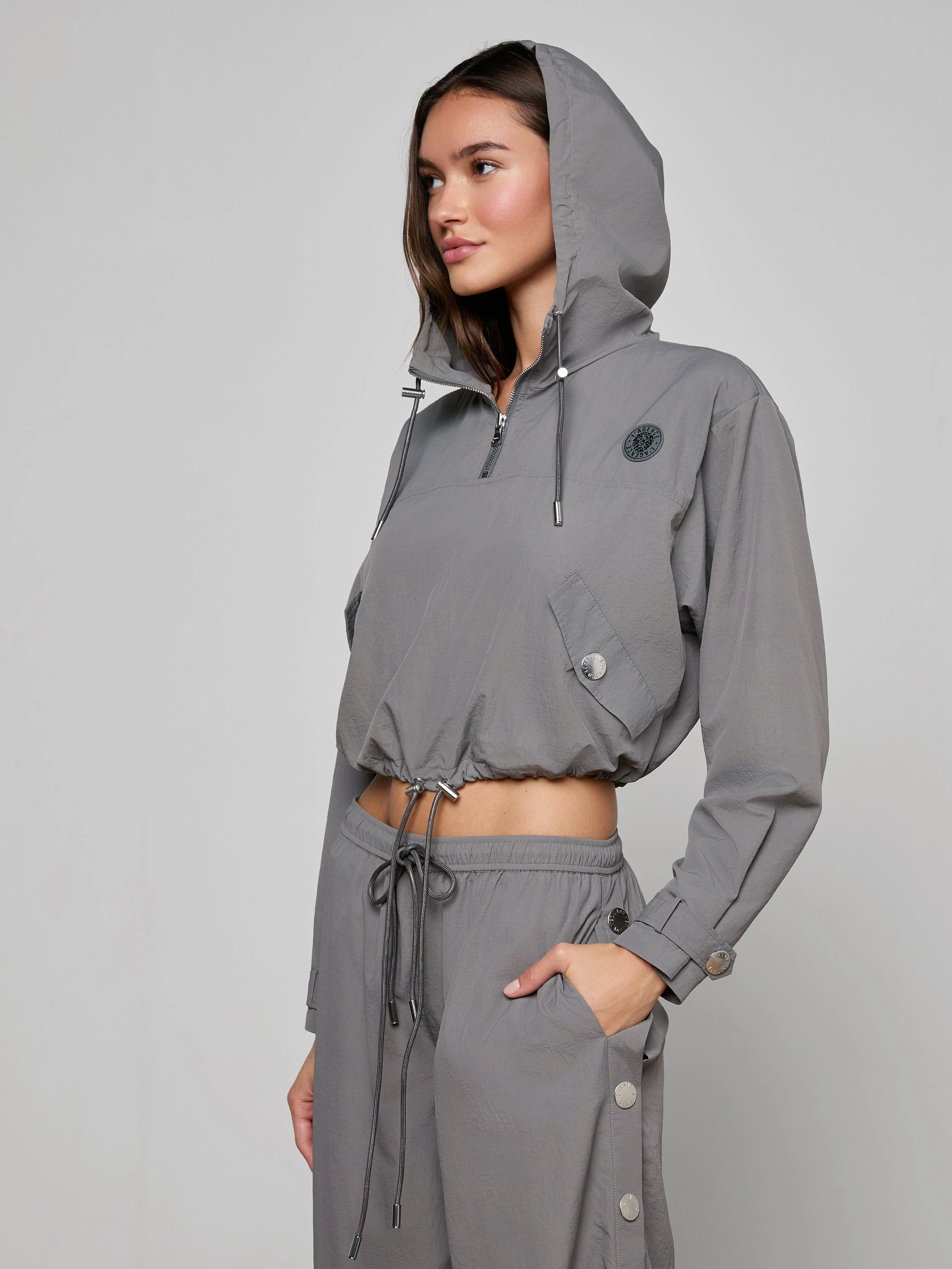 L'AGENCE - Bronwyn Cropped Windbreaker - Image 2