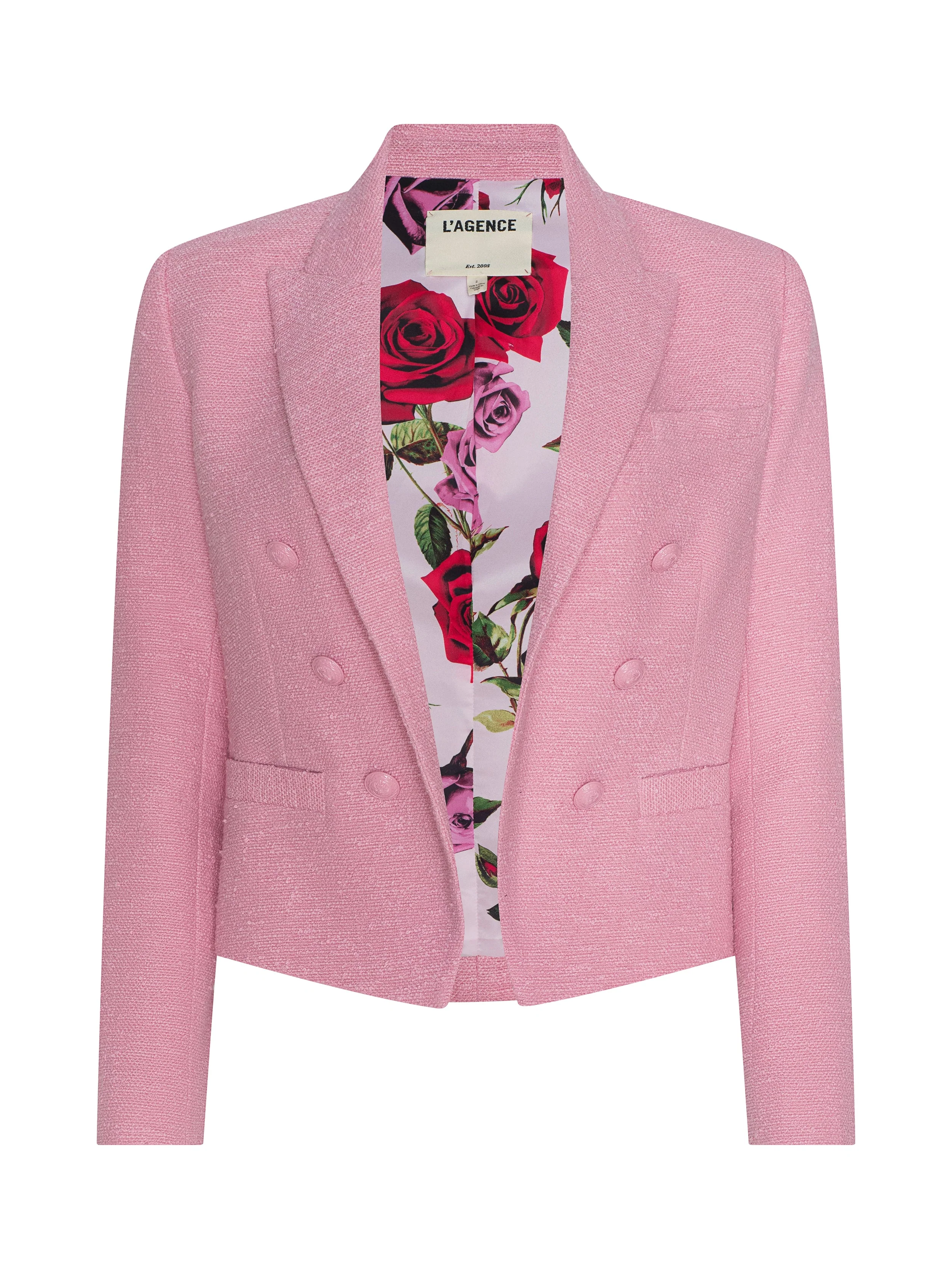 L'AGENCE - Brooke Tweed Blazer - Image 6