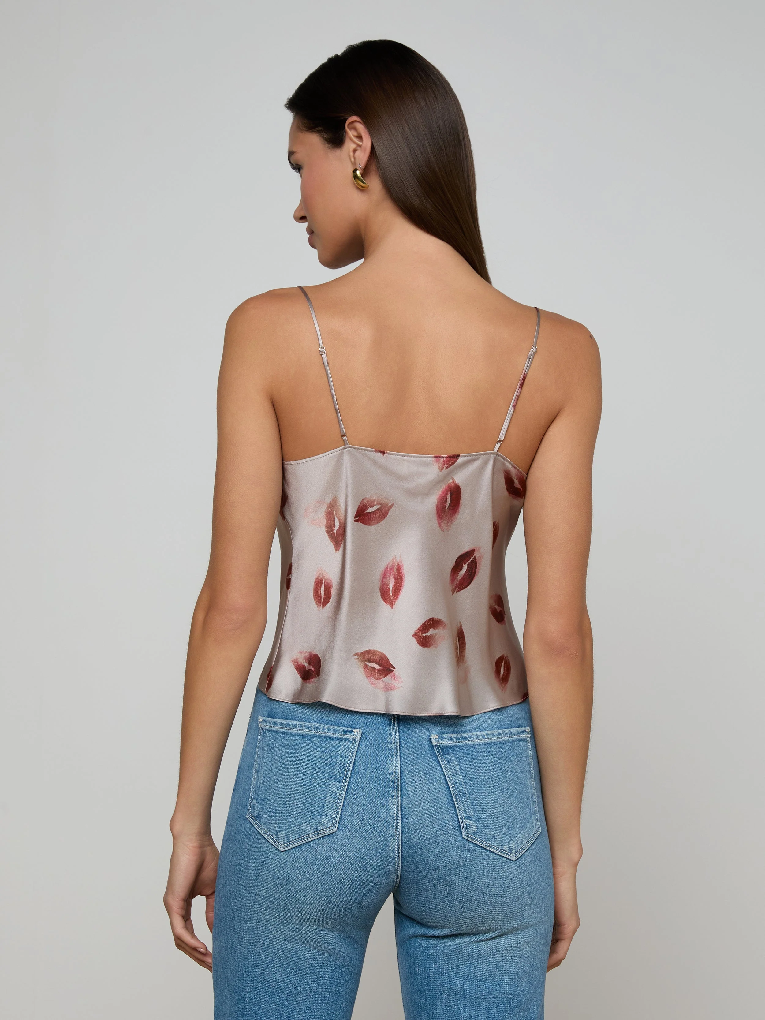 L'AGENCE - Calista Satin Camisole - Image 4