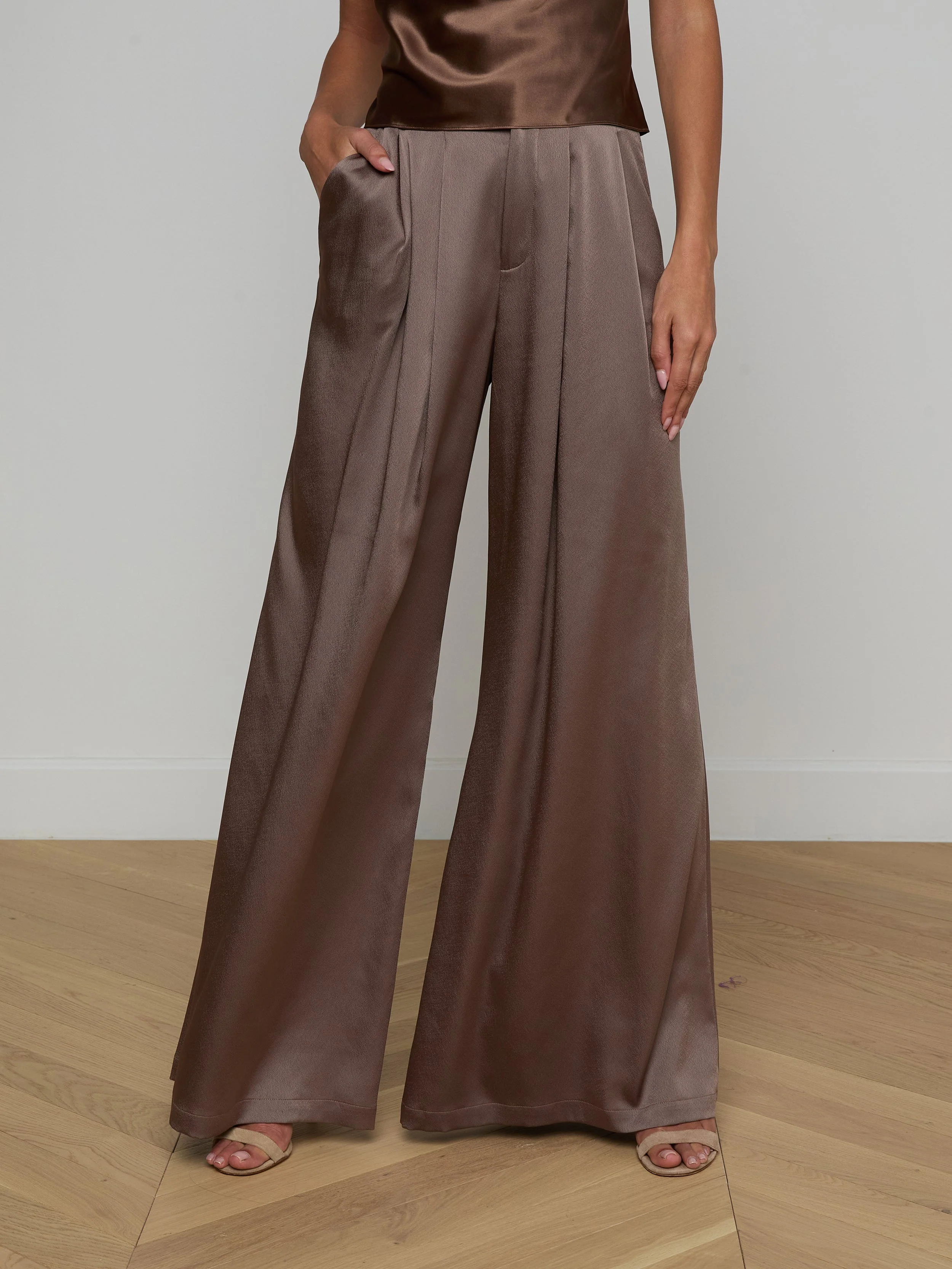 L'AGENCE - Calista Silk Camisole - Image 2
