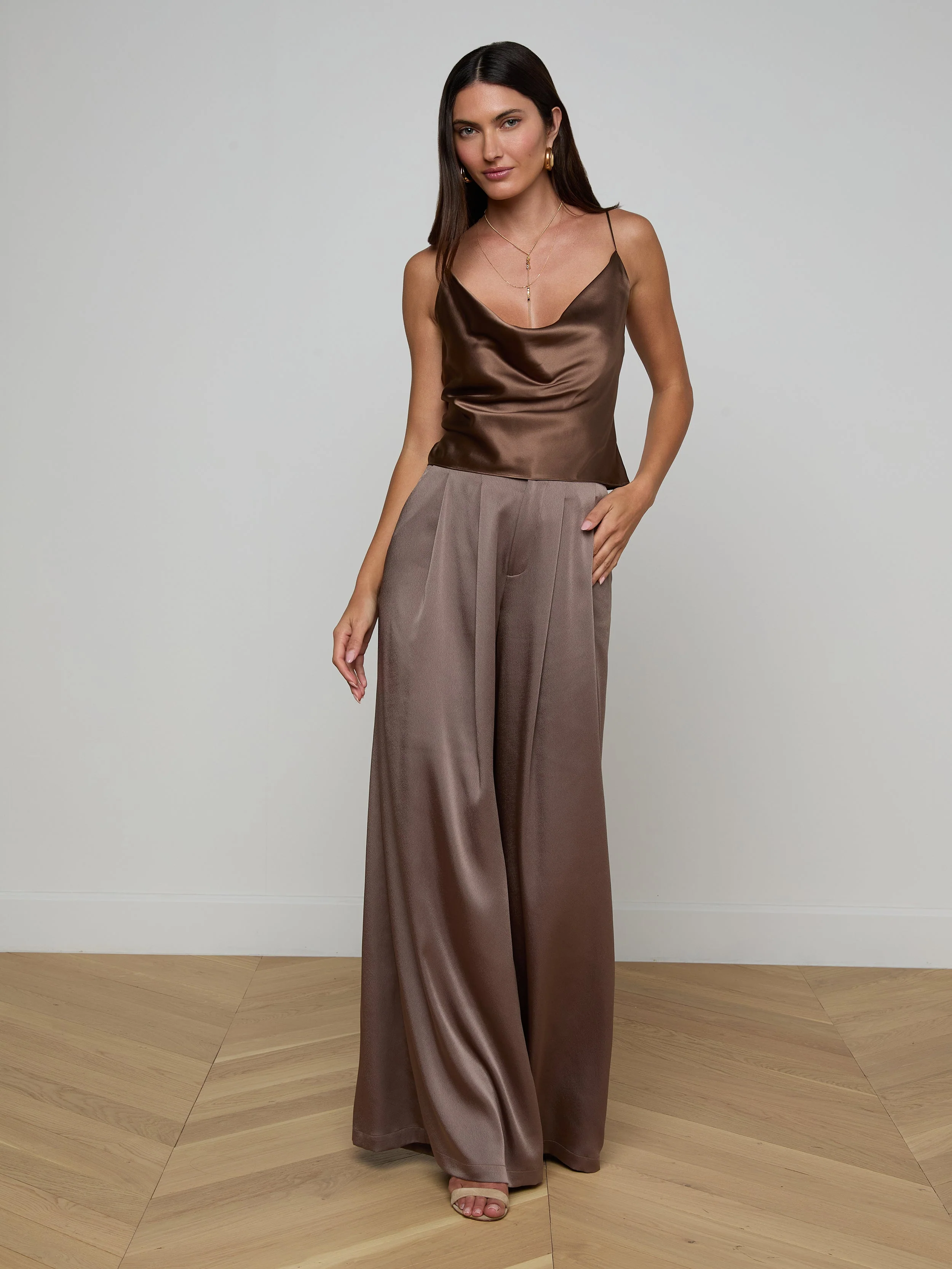 L'AGENCE - Calista Silk Camisole - Image 4